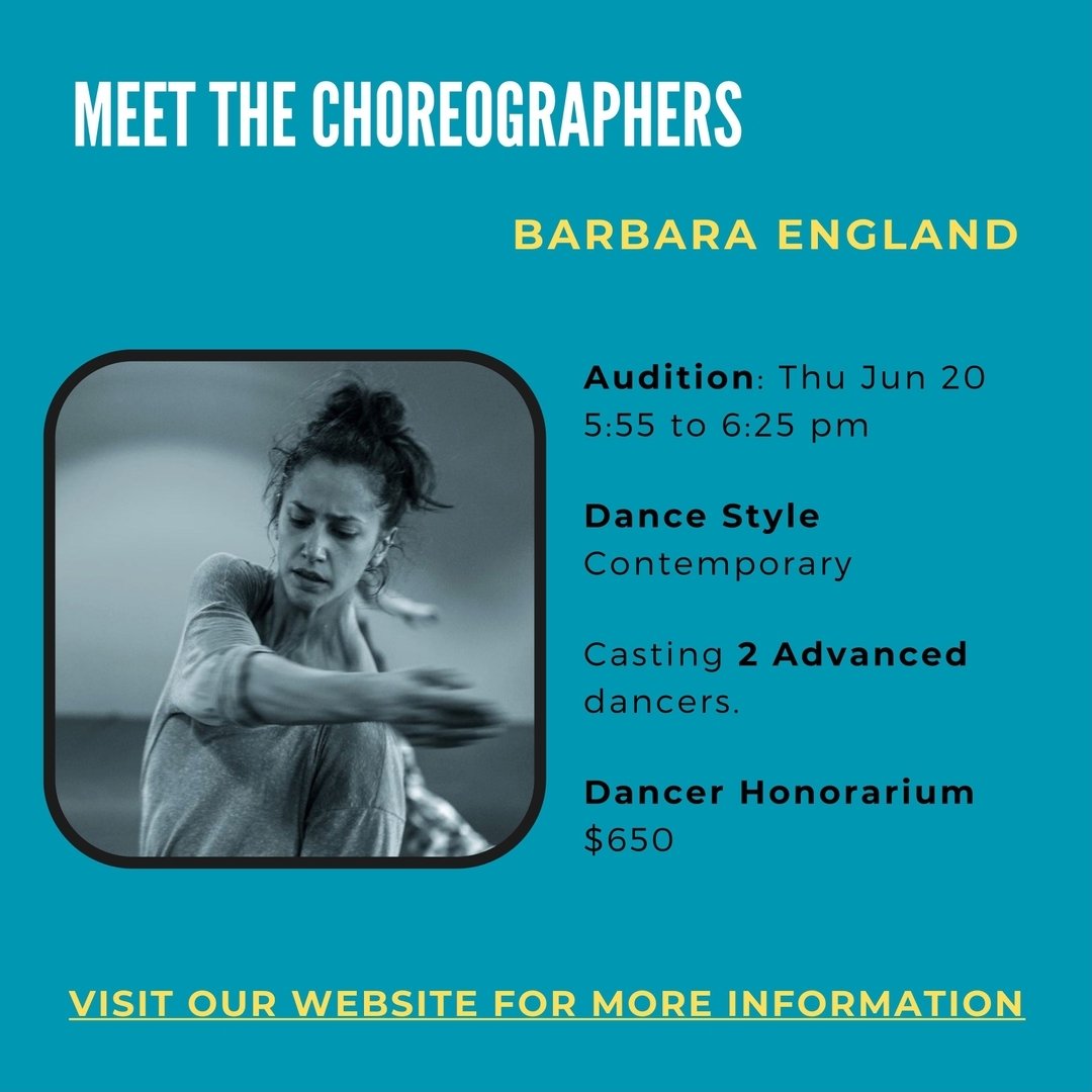 Barbara is a choreographer, dance and performance artist based in Calgary, Alberta. After completing a classical ballet education, she expanded her training to include contemporary dance, performance, and live art practices. She completed post-gradua