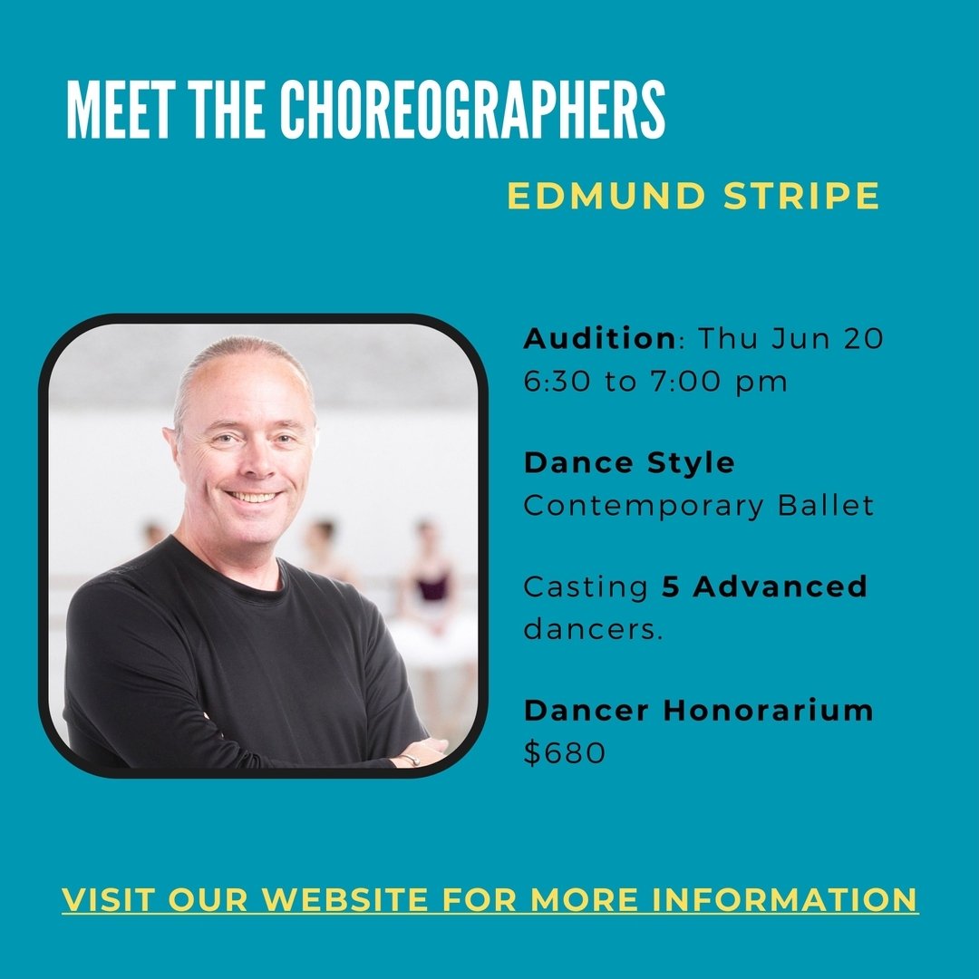 Edmund Stripe brings a wealth of experience to In Motion III. As a distinguished ballet figure, he boasts a multifaceted career encompassing performance, choreography, and teaching. Trained at the Royal Ballet School, he honed his skills under esteem