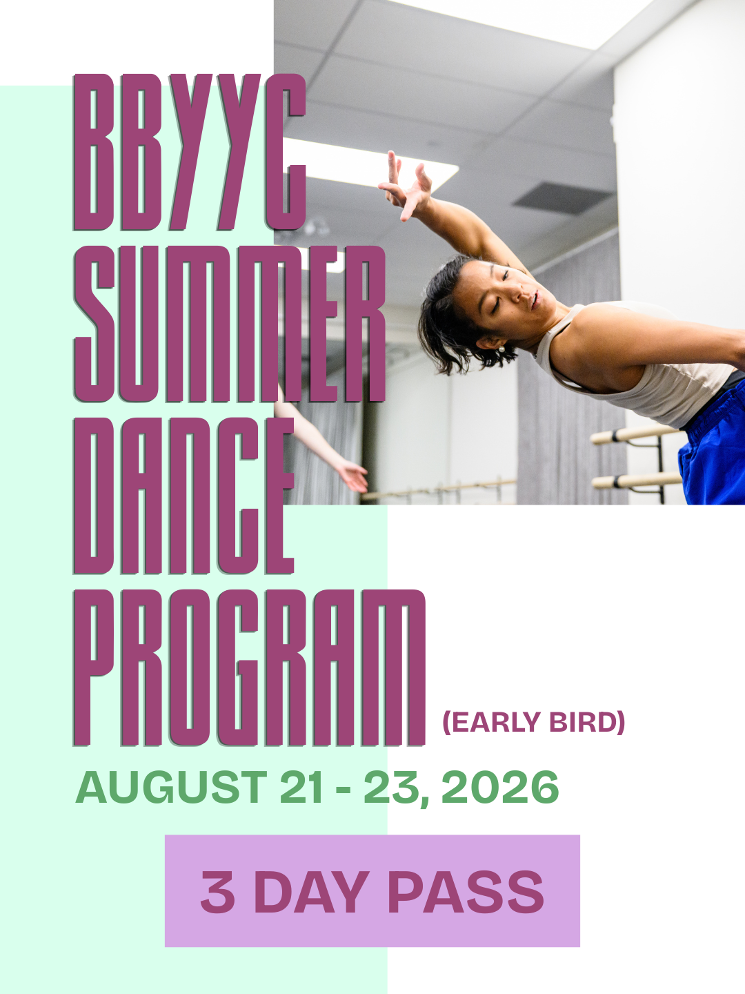 2026 BBYYC Summer Dance Program (3 Day Early Bird)