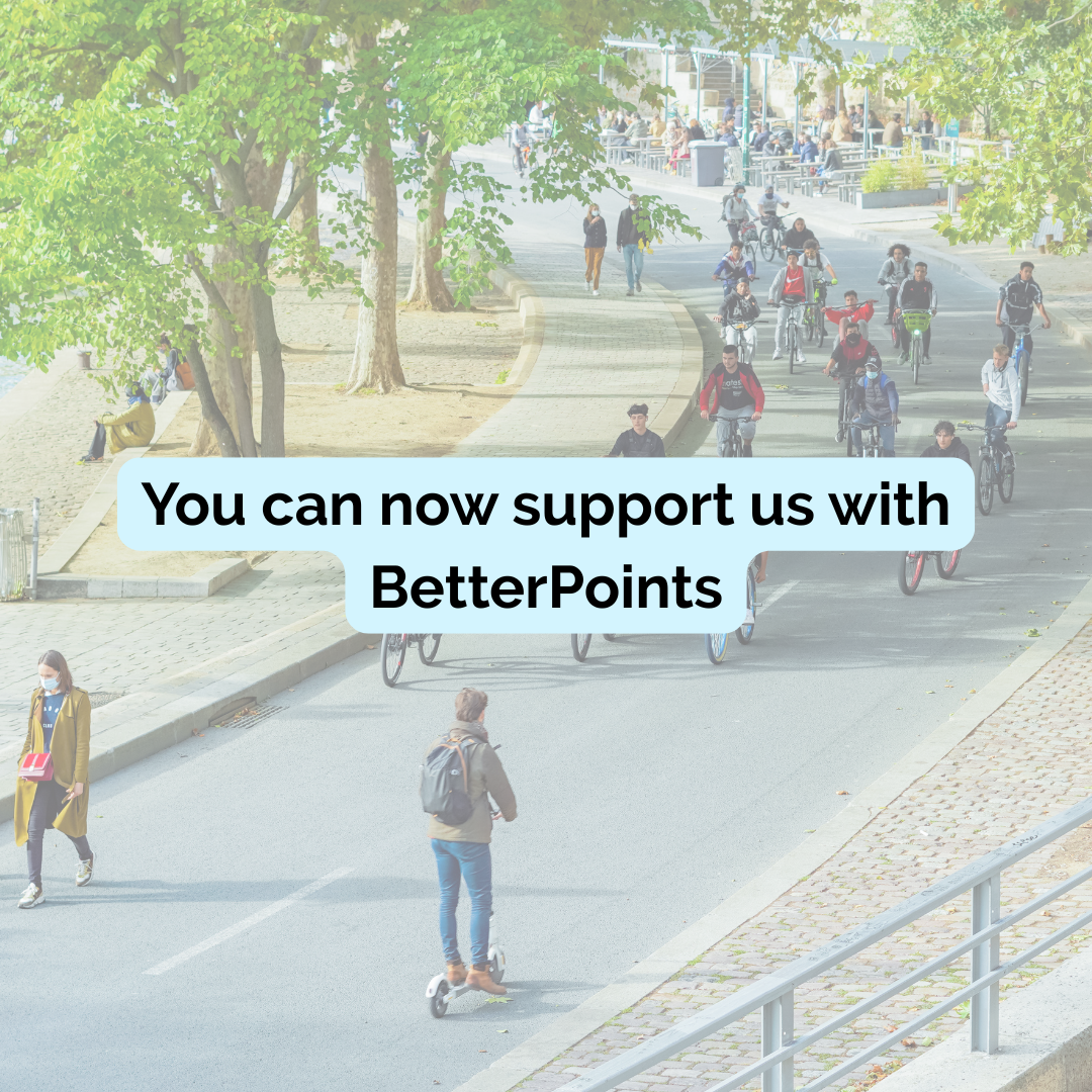A new way to support us by moving more with BetterPoints