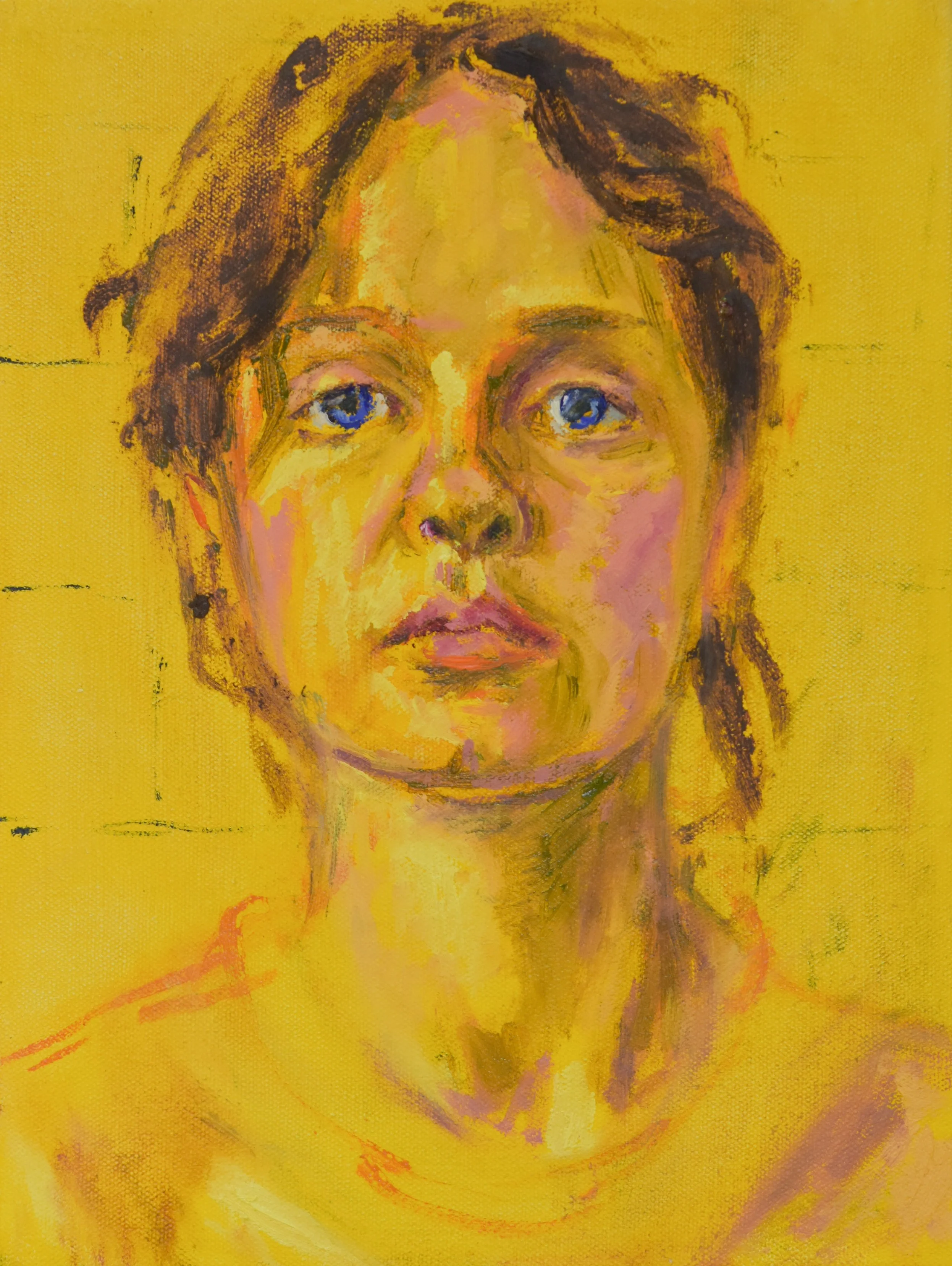 When I come to shape, 2026, Oil on canvas, 12" x 9"