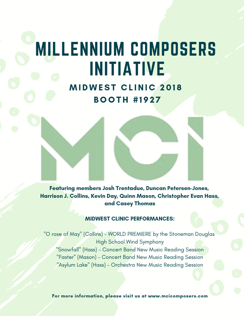 PRESS RELEASE: MCI @ The 73rd Midwest Clinic (2018)