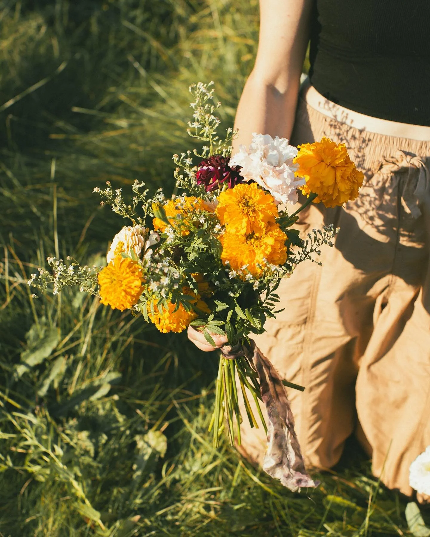 Creating a statement bouquet has become a therapeutic experience for me.

These designs take the most time, and I&rsquo;m very intentional about the ingredients I choose, to give them an ethereal quality. I find great joy in selecting &amp; growing w