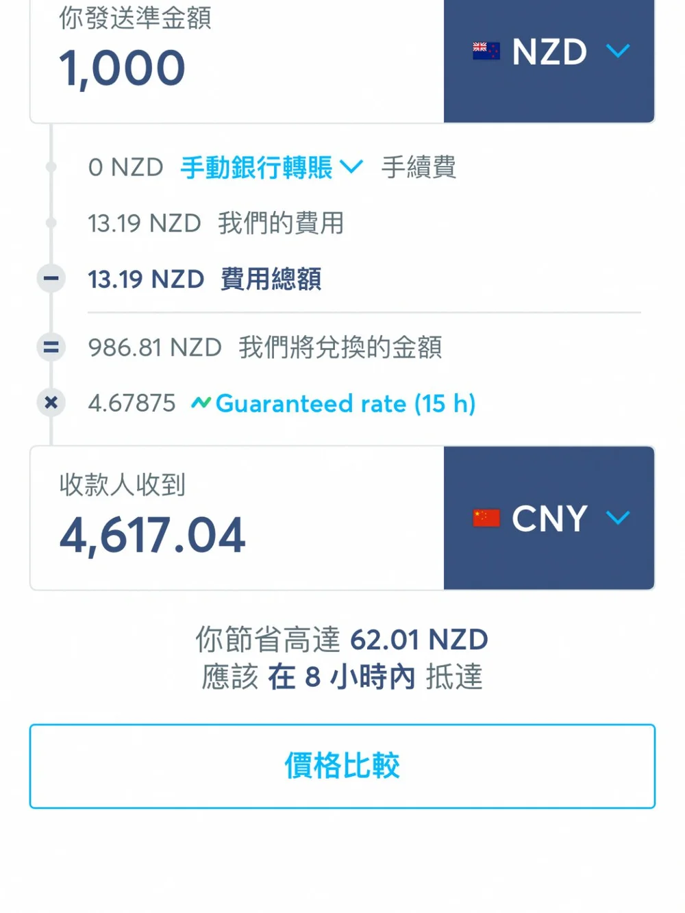 新西兰换汇回国- 换汇网