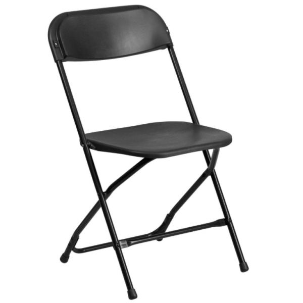 Folding Chair Black $1.75 Each. — Peninsula Party