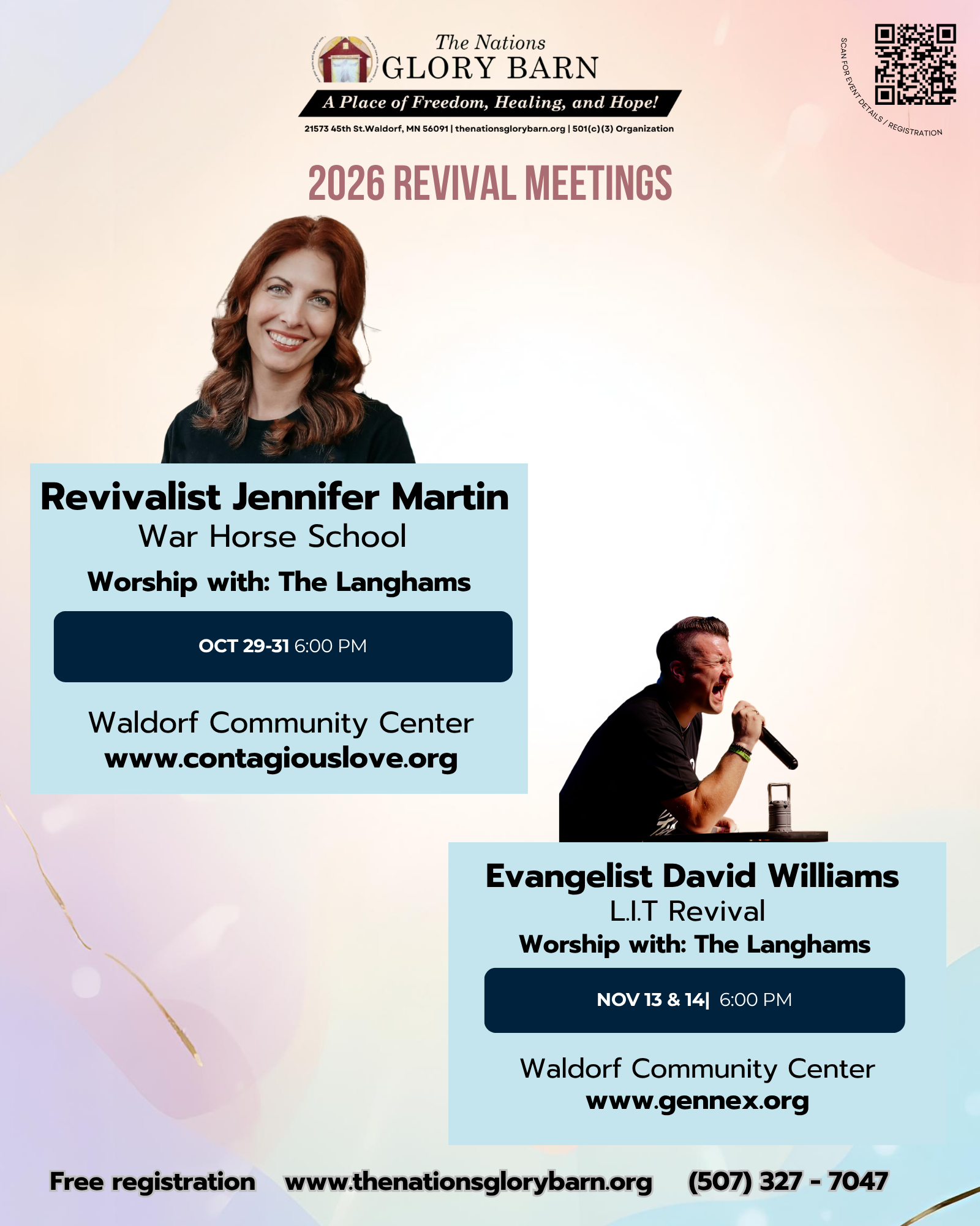Revival Meetings at The Nations Glory Barn