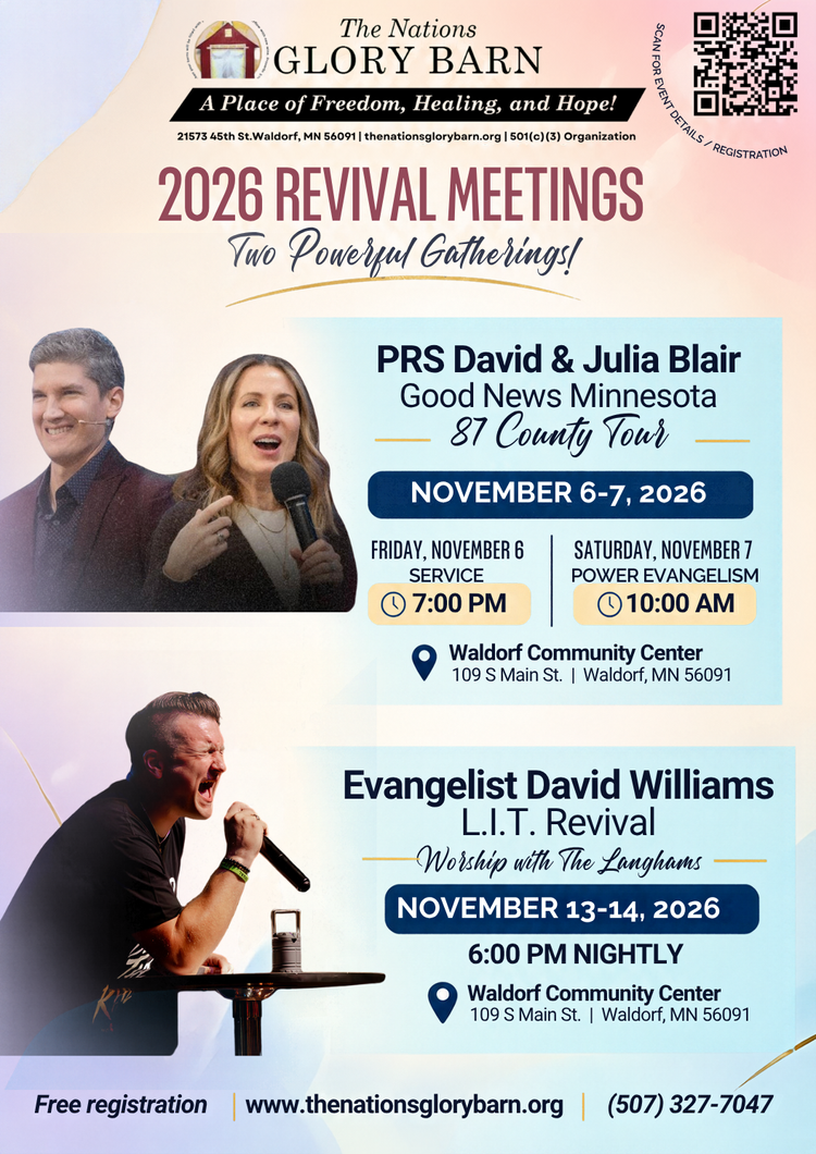 Revival Meetings at The Nations Glory Barn
