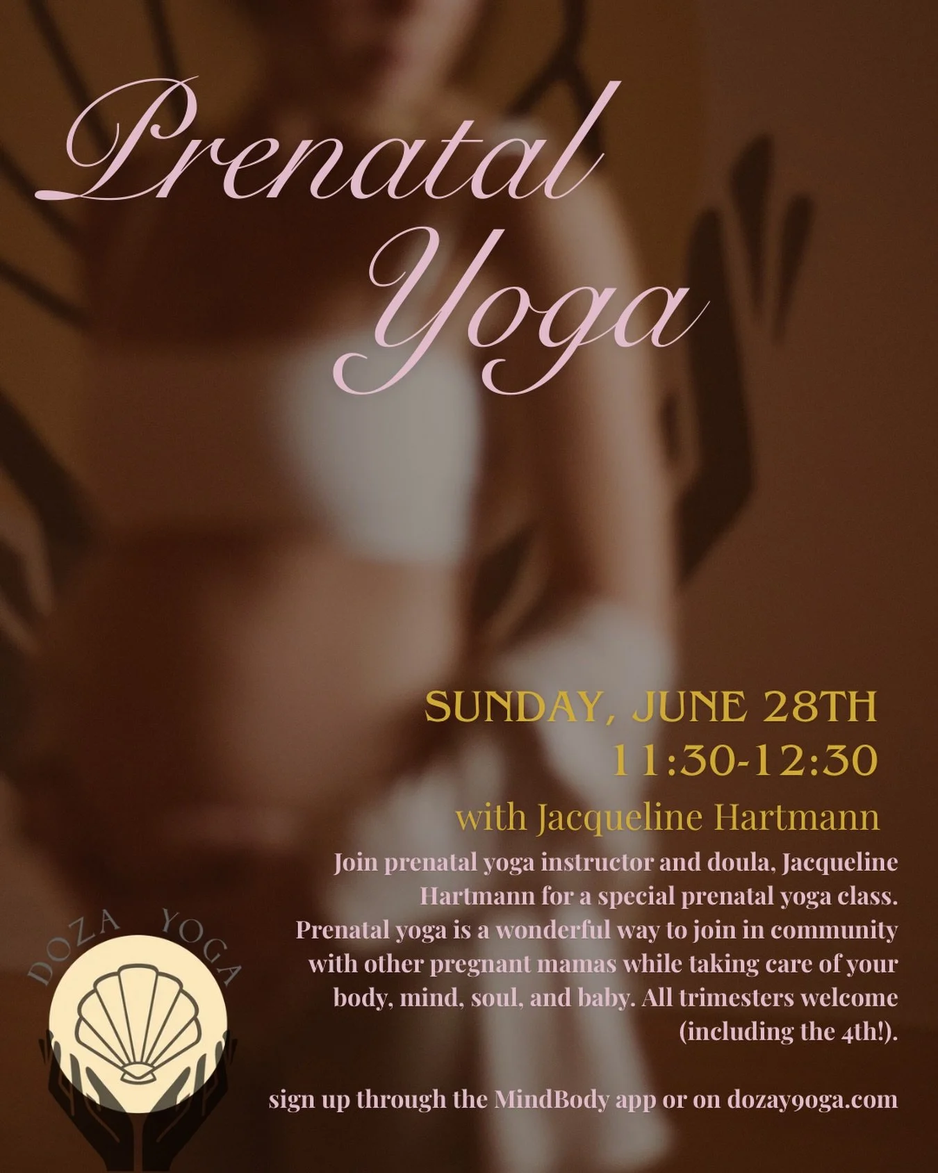Prenatal Yoga! For the mamas to be and the mamas recovering. Join @live__your__light for a magical prenatal class. These classes are a beautiful way to connect to yourself, your baby, and the beautiful transformation that is happening within. Finding