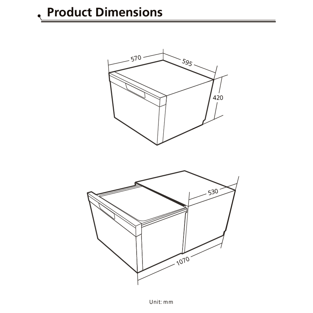 Single Drawer Dishwasher — Master Kitchen NZ