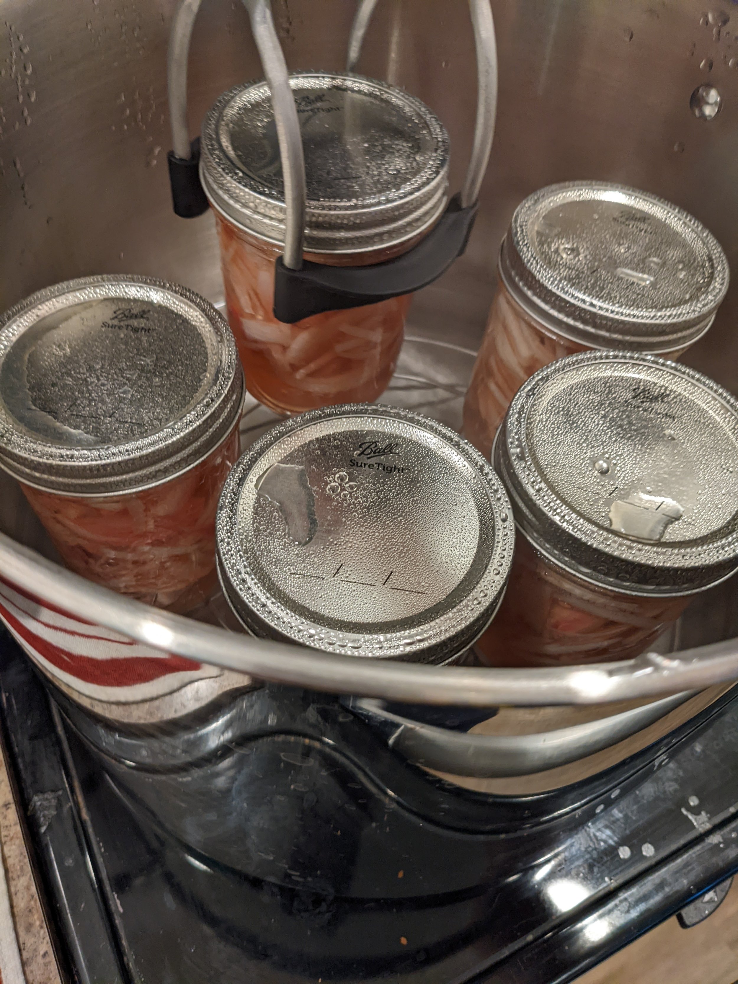 Remove Jars with Tongs