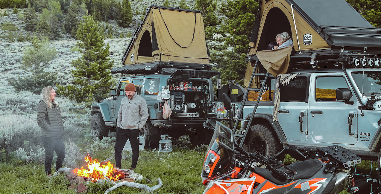 concept off-roader ALPHA CAMP brings campers' entire home outdoors