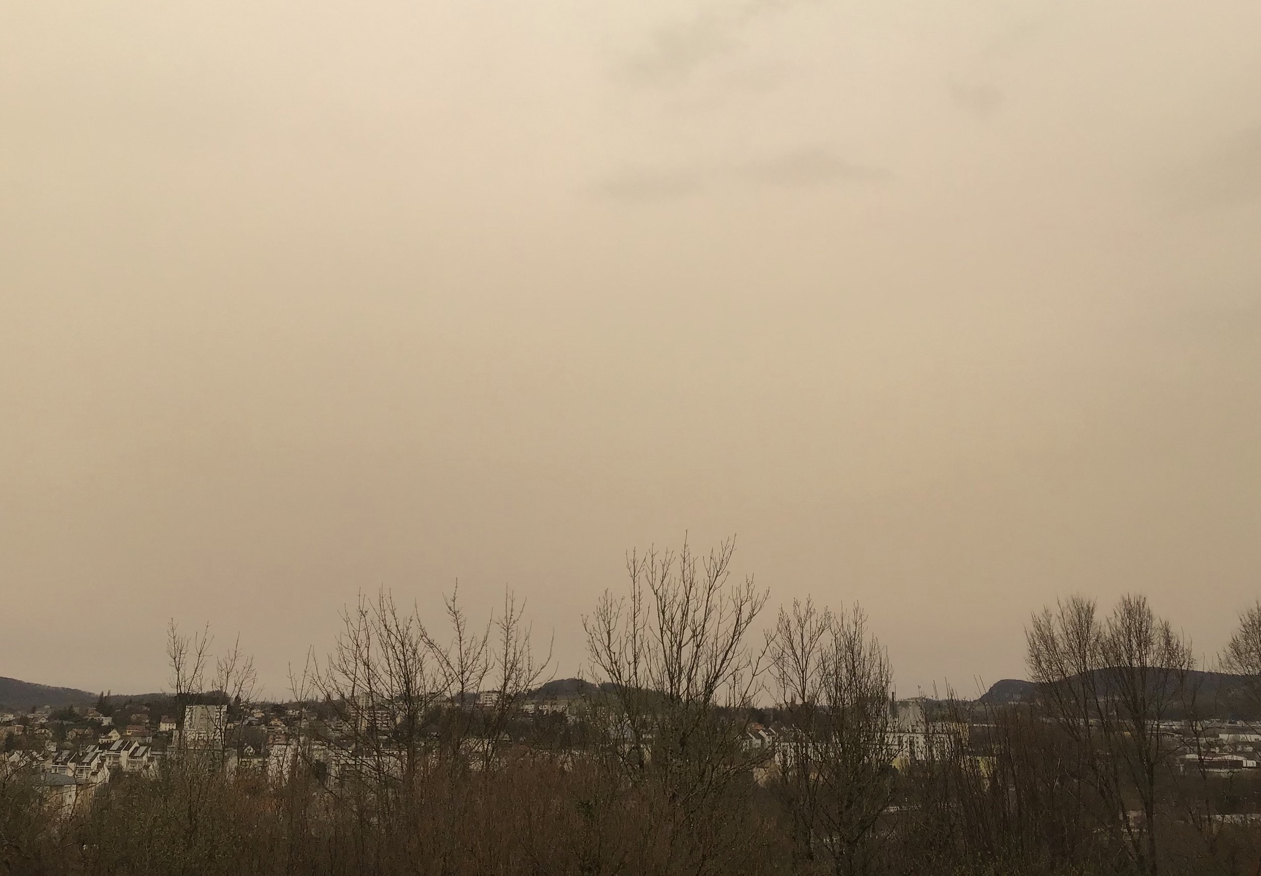 The Sahara struck again this morning