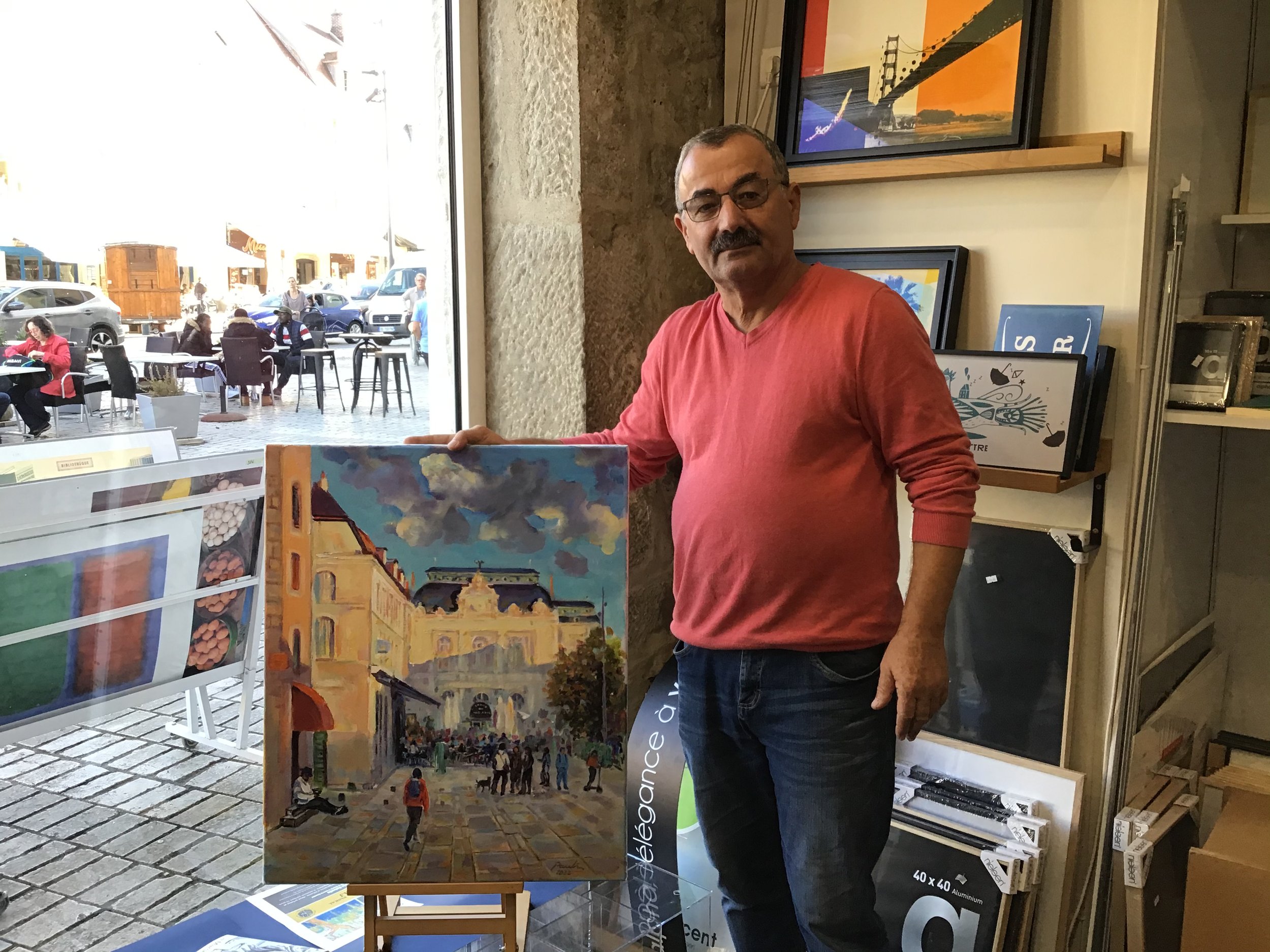 Lons-le-Saunier: portrait d’un artiste pas comme les autres: Paulin Lalaj