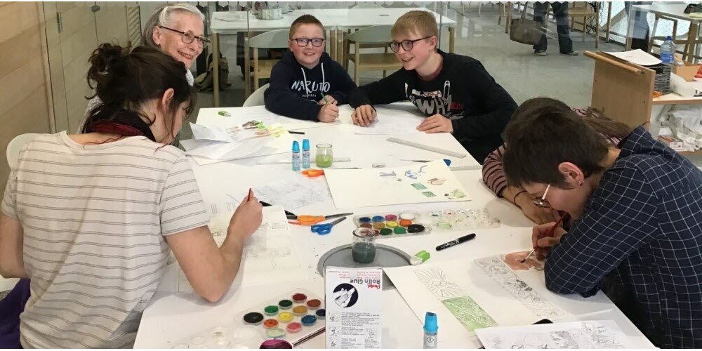 Lons-le-Saunier: Un atelier BD qui a enthousiasmé petits et grands ! 