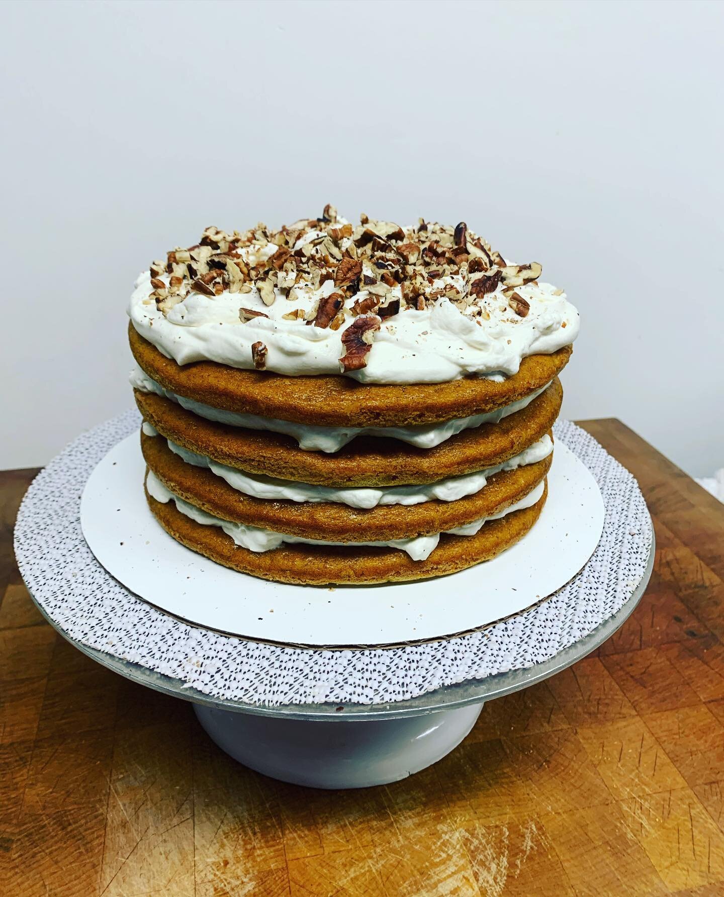 Maple &amp; Pumpkin Stack Cake @testkitchen @cooksillustrated #yegcake #yegfood #yeg