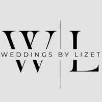 Logo with the initials 'W' and 'L', and the text 'Wedding by Lizet' between the initials.
