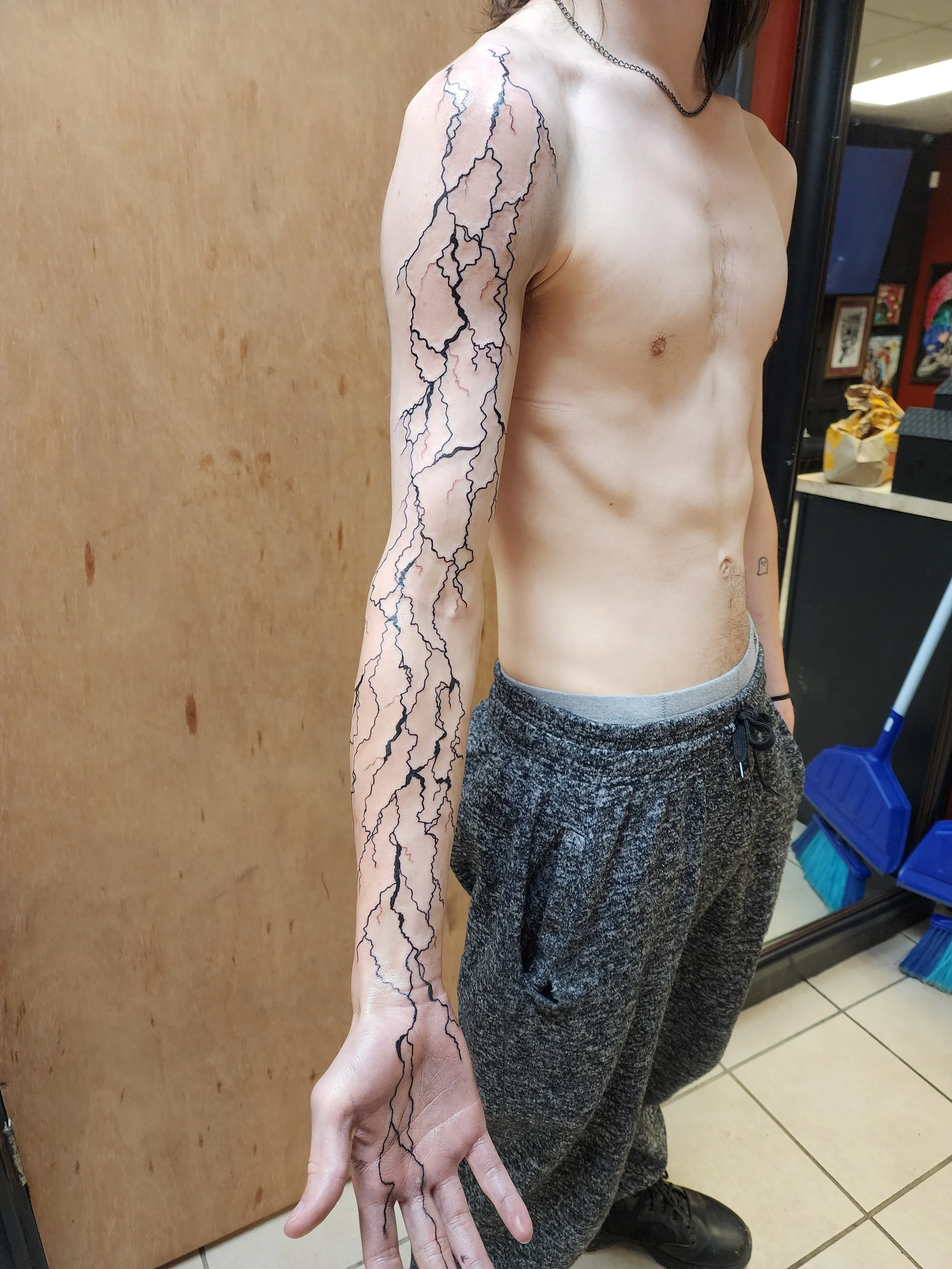 DRAWN ON WITH MARKER