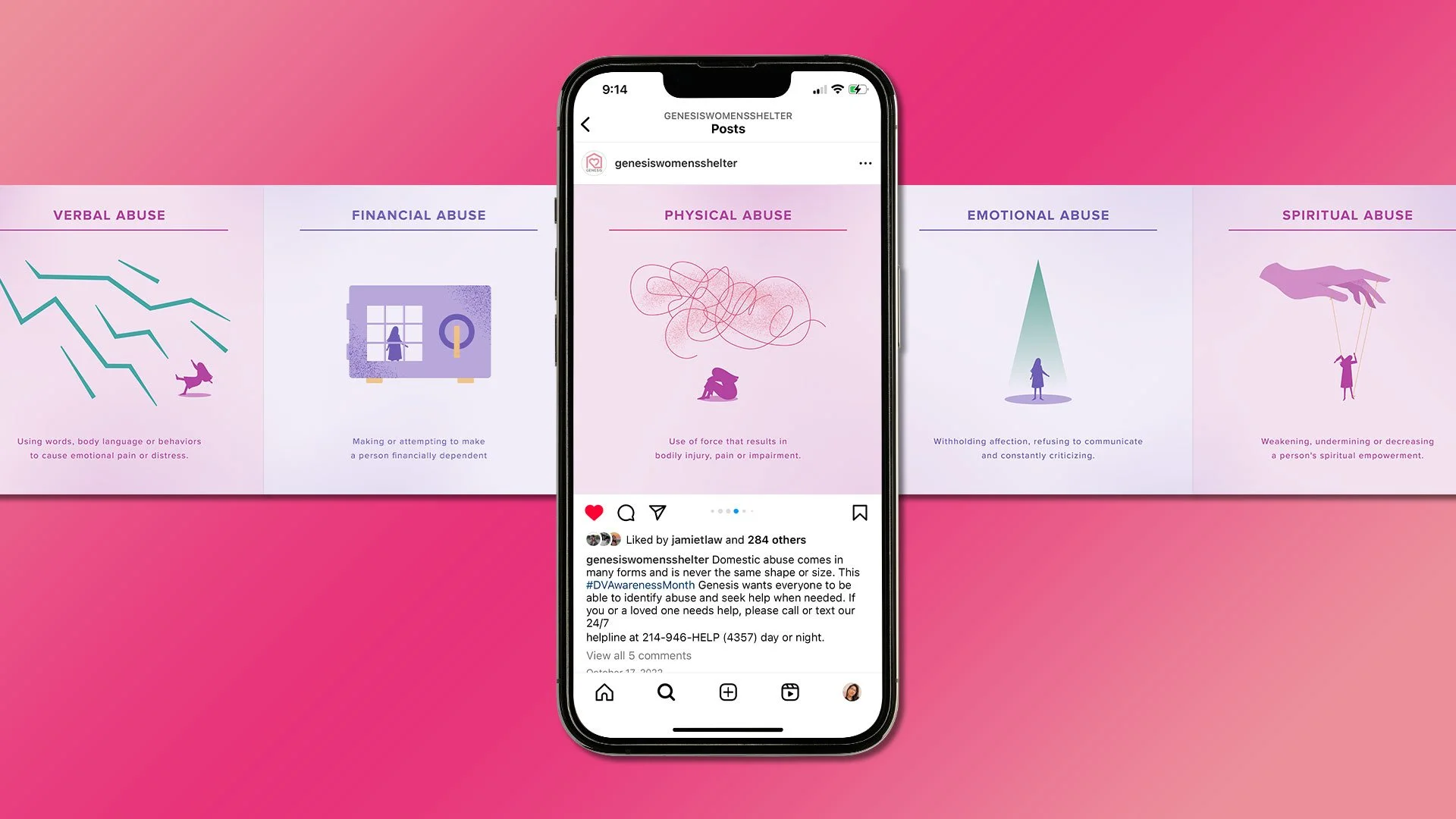 Genesis Women's Shelter & Support Social