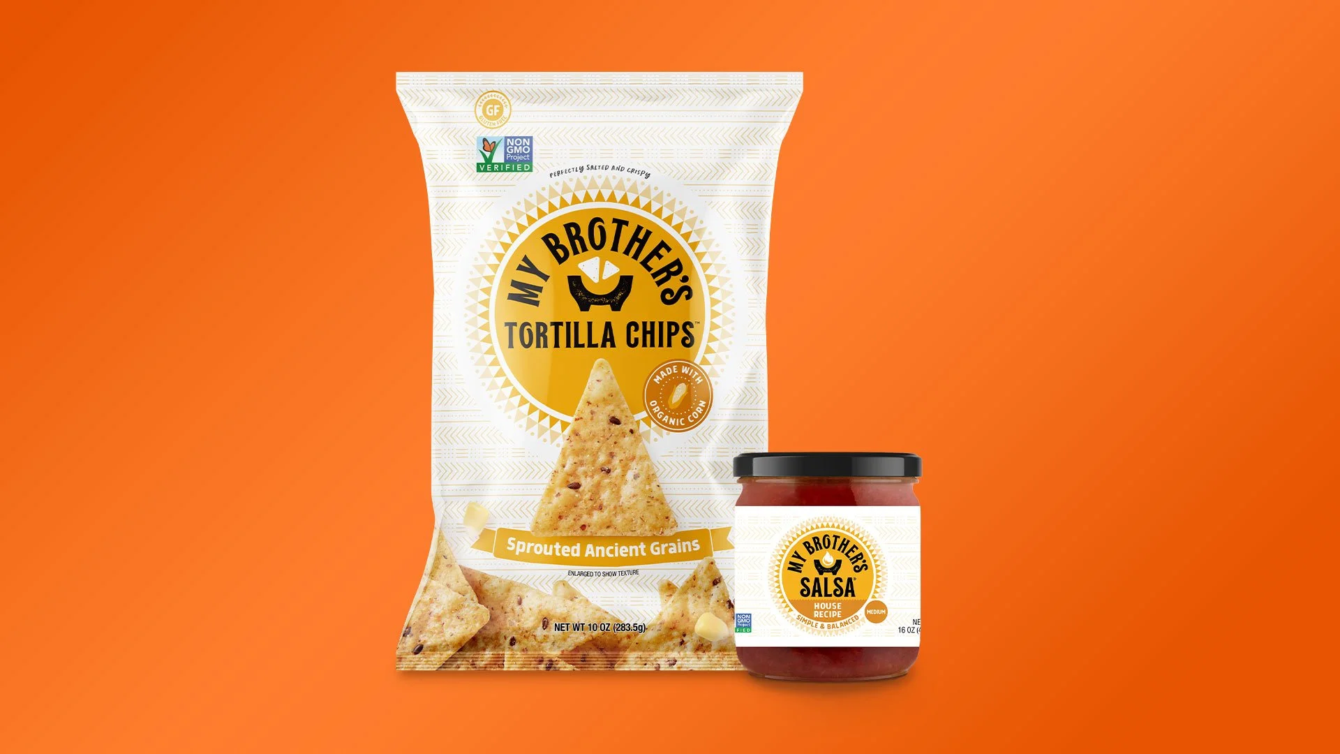 My Brother's Salsa Chip Packaging