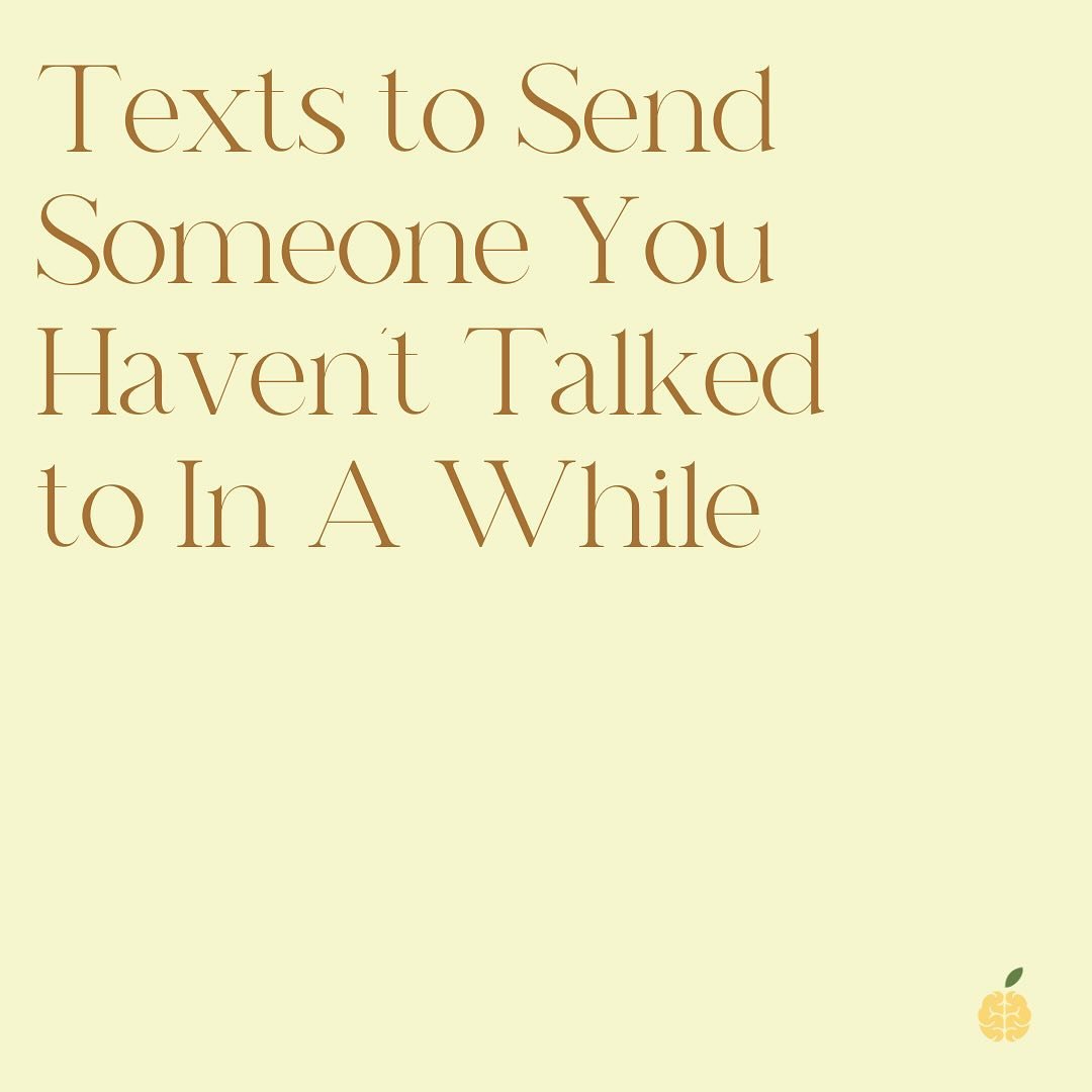 Life can be busy, so sometimes we may unintentionally go weeks or months without speaking to the people we love. Here are a few non-awkward ways to text someone you haven&rsquo;t spoken to in a while &rarr;