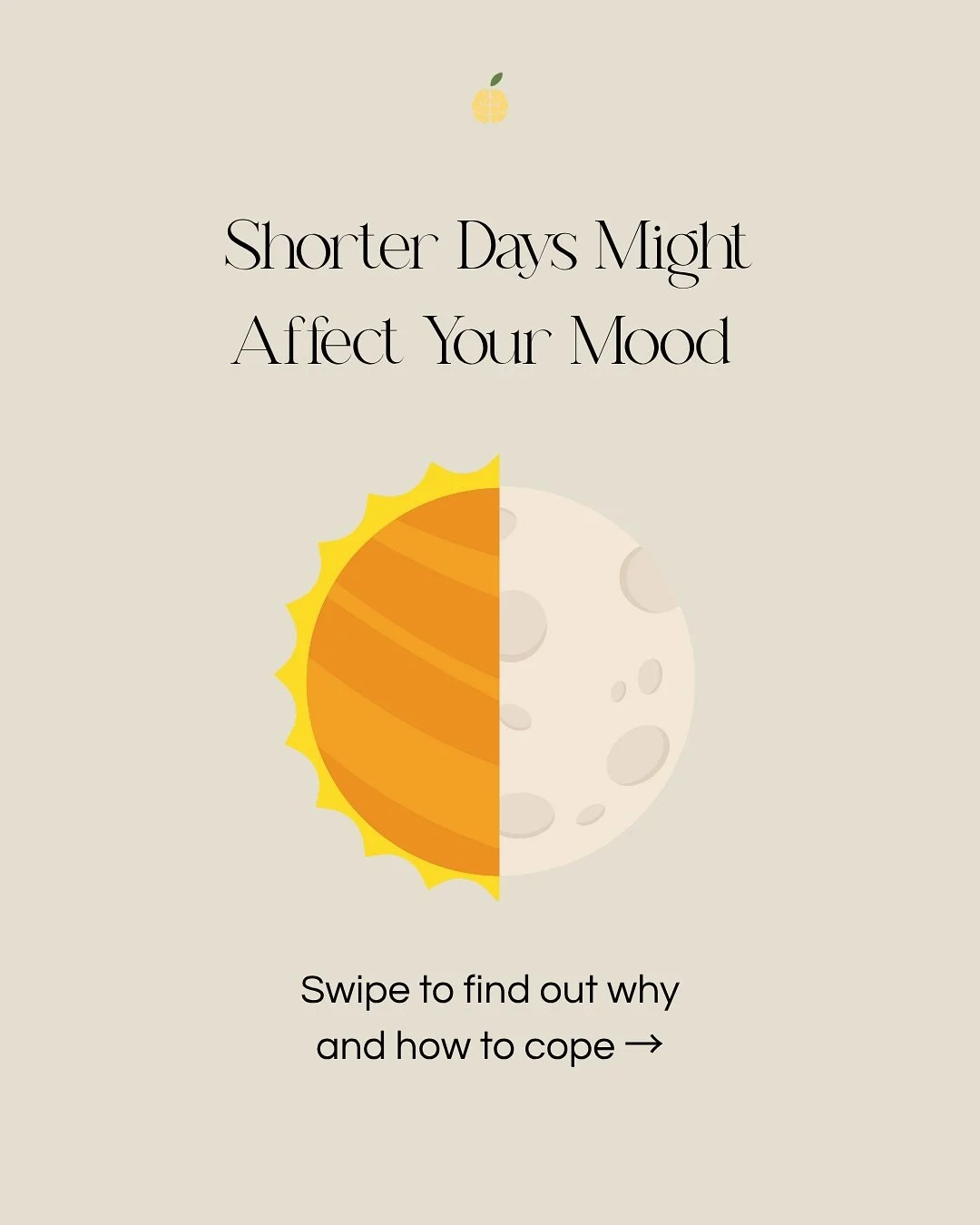 As the days get shorter, you might notice your energy dipping or your mood shifting. 🍂 This is your body responding to less sunlight &mdash; and you&rsquo;re not alone in feeling it.⁠
⁠
Swipe to learn why seasonal changes can affect your mental heal
