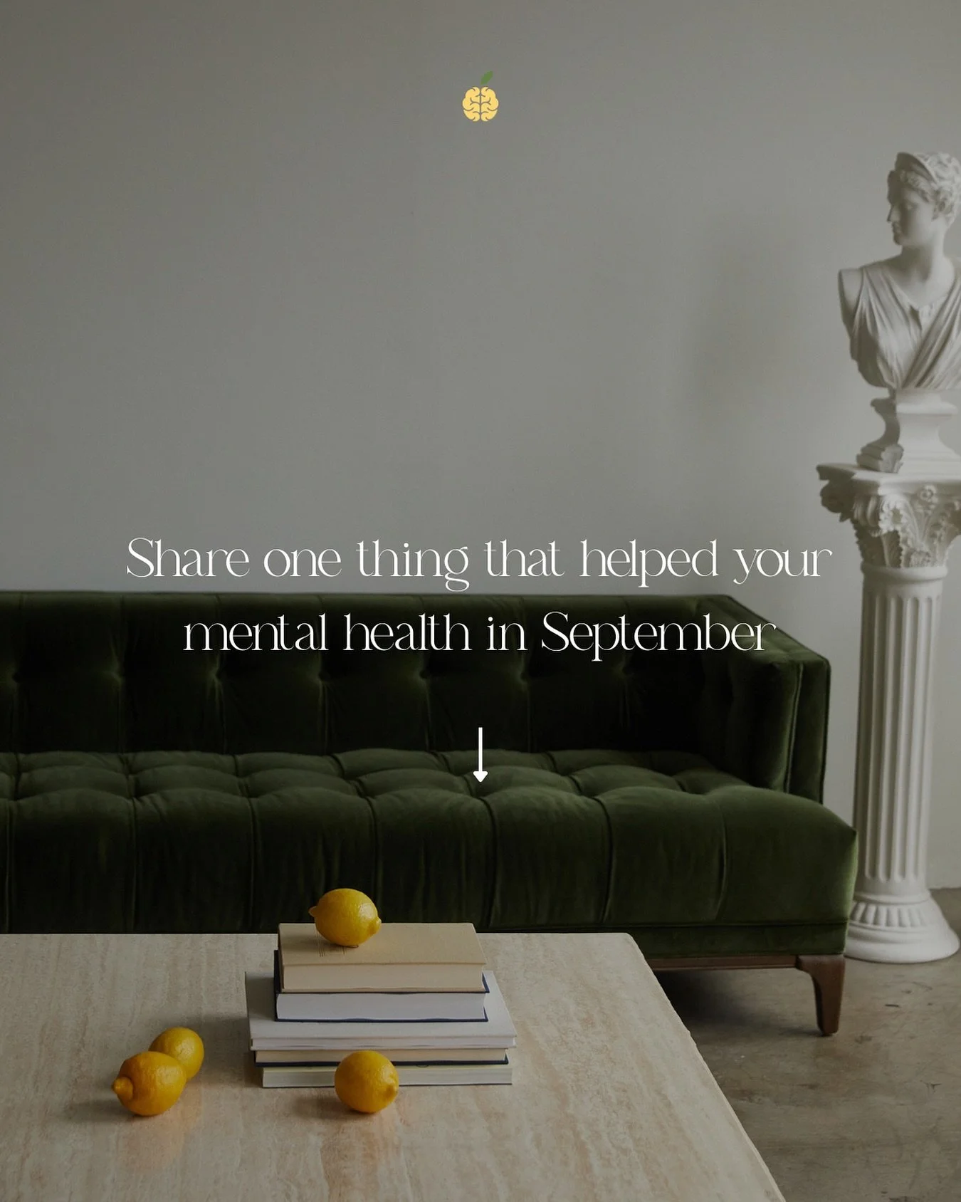 We&rsquo;d love to hear from you &mdash; share one thing that supported your mental health in September in the comments below. &darr; Your words might inspire someone else who needs the reminder! 💛⁠