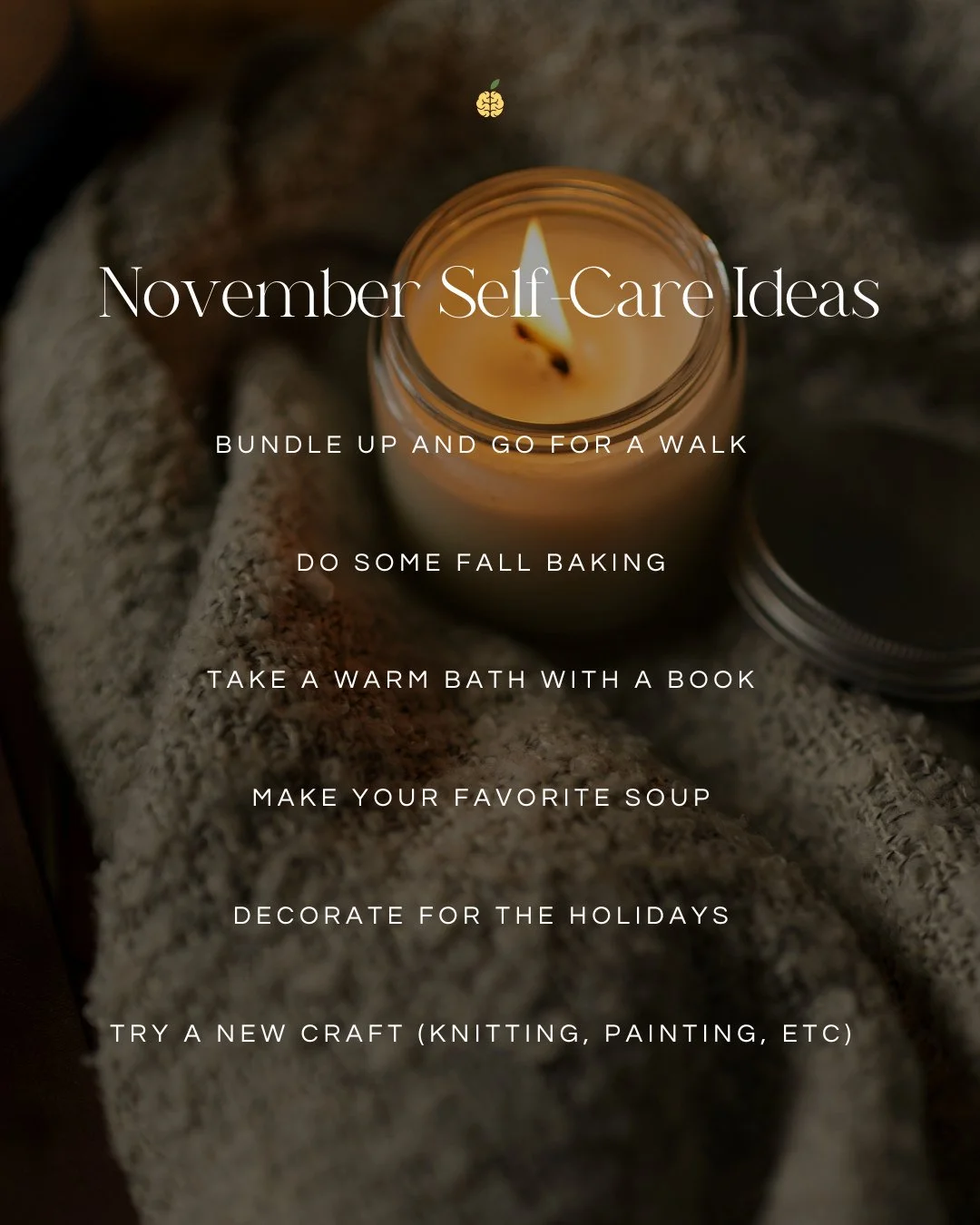 November is your cue to pause before the holiday rush. Here are a few self-care ideas to help you rest, reset, and recharge &mdash; which one are you trying first? ☕