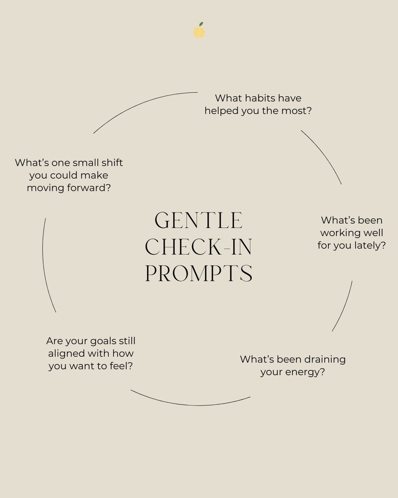 Now that we&rsquo;re a quarter of the way through the year, a gentle check-in can help you notice what&rsquo;s working and what might need adjusting. Here are a few prompts to pause and reflect 💭