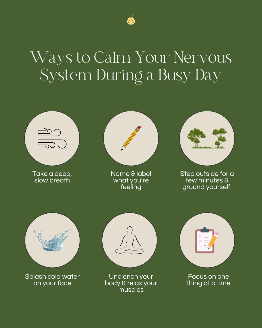 You don&rsquo;t have to wait until the end of the day to reset. Small moments of calm throughout your day can make a bigger difference than you think! Save this post as a reminder for the next time you need it 🍋