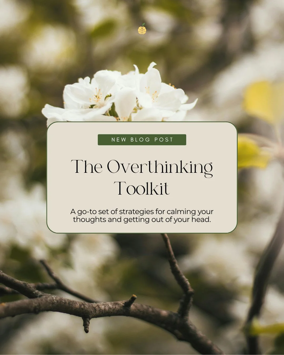 If your mind feels like it won&rsquo;t slow down, this is for you. A few simple tools to help you step out of overthinking and feel more grounded 💭 Read now at the link in bio!