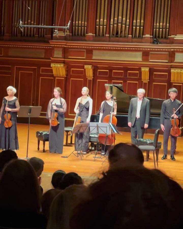 A memorable week in Boston 🎶 Thankful for all the familiar faces who showed up!
-A First Monday Concert with Miriam Fried and Marc-Andr&eacute; Hamelin performing Chausson Concerto in Jordan Hall 
-a recital at the beautiful Harvard Musical Associat