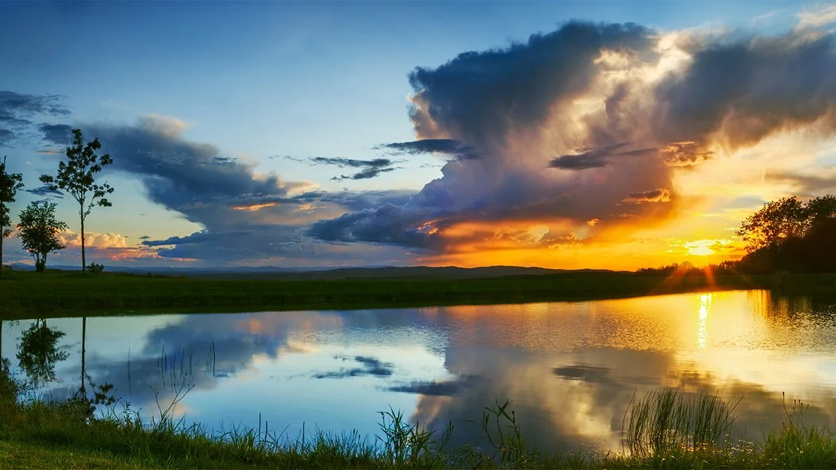 Tropical Sunset in NH