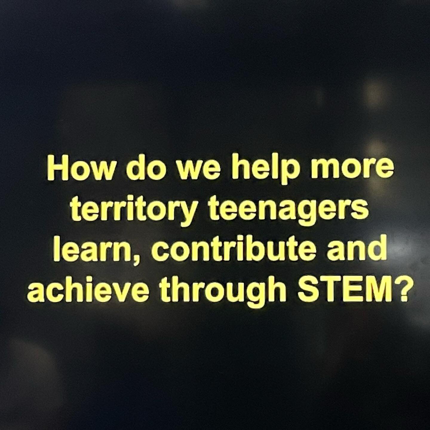 Yesterday I was lucky enough to be a part of the NextGen Youth STEM Symposium where leaders in education and innovation explored  how we could best engage more Territory teens in STEM. The event held at the Darwin Innovation Hub was live streamed to 