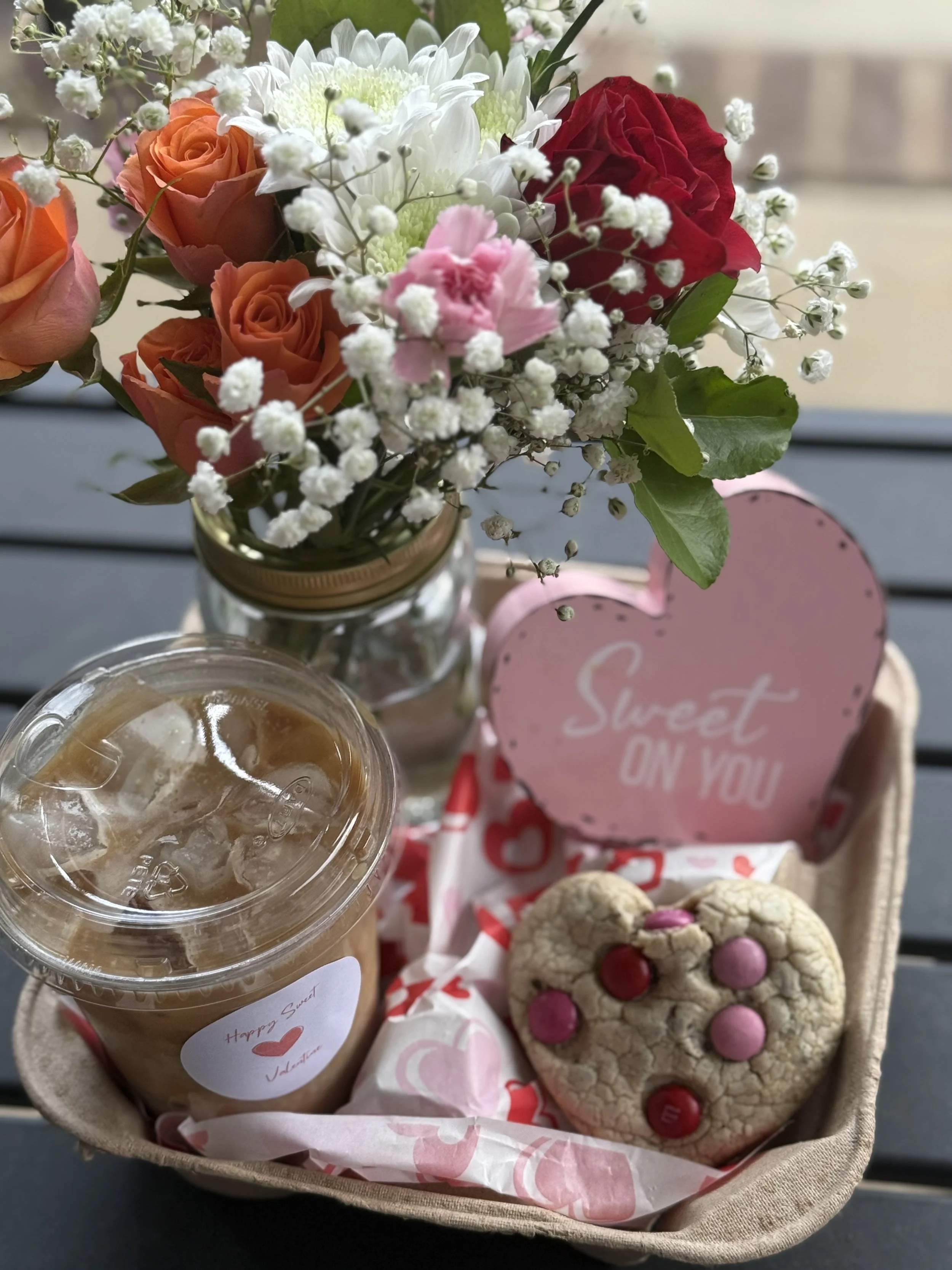 Sweet Treat | Local Flowers | Great Beverage