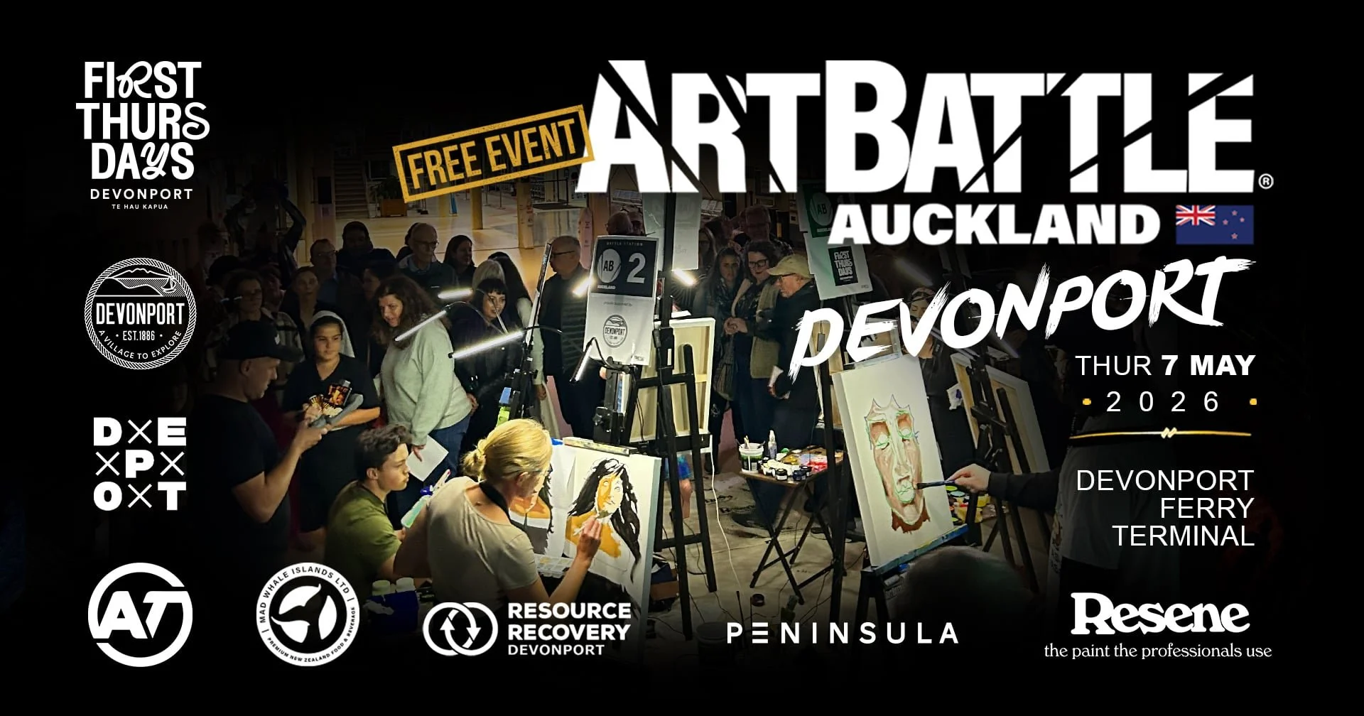 Art Battle Auckland: Devonport