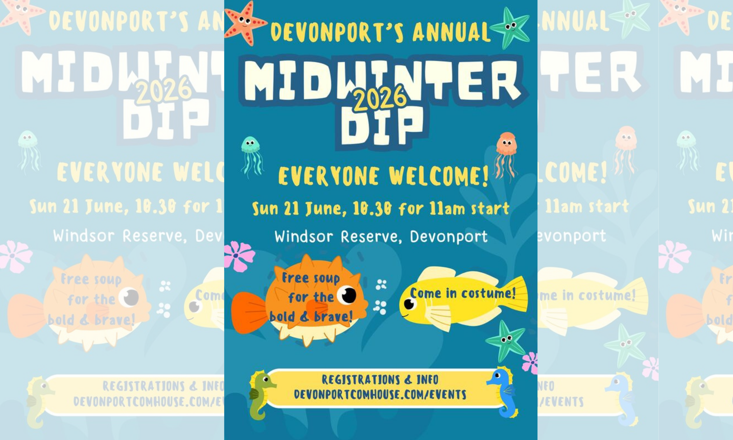Devonport's Annual Midwinter Dip 2026