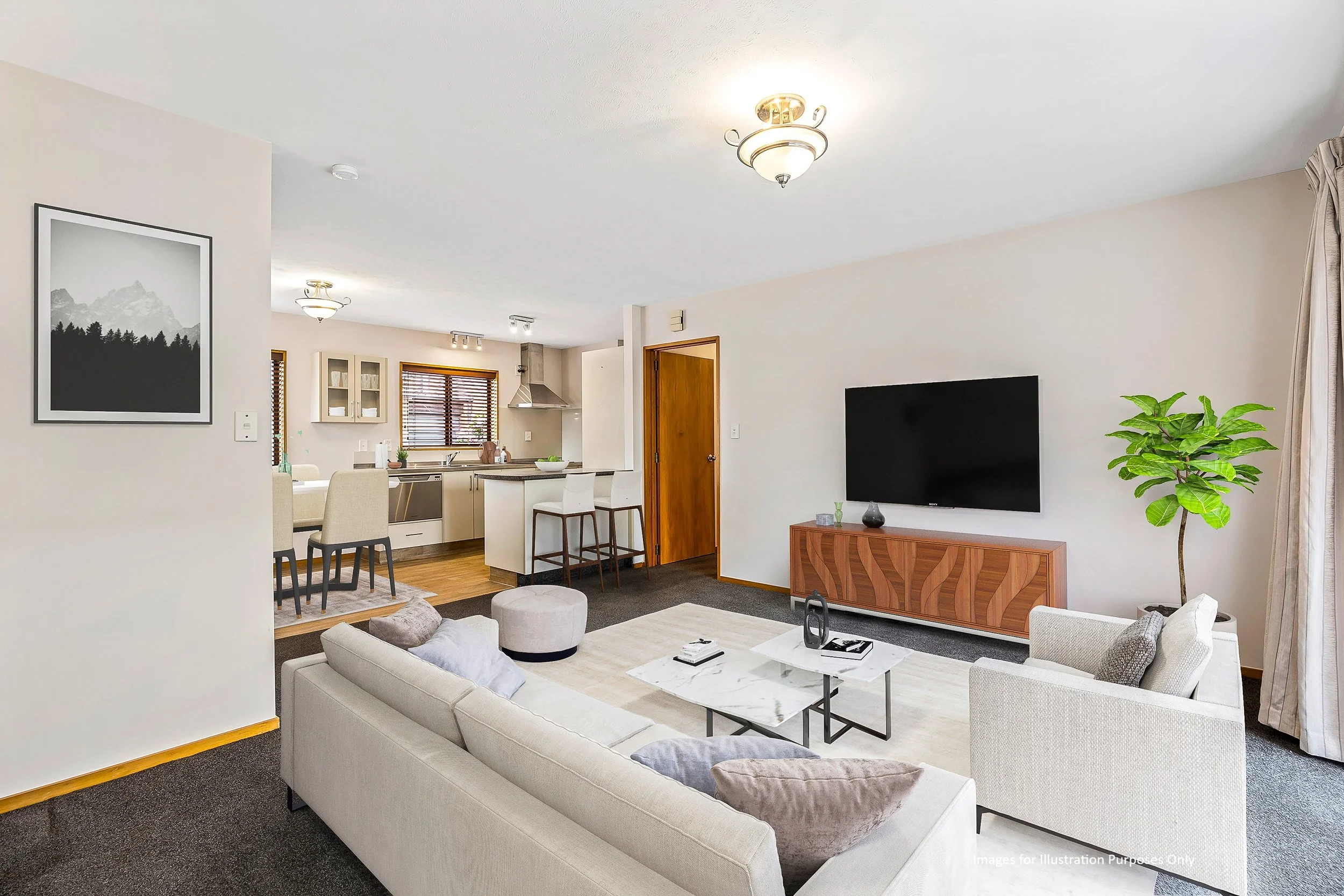 Living Room - Retirement Villa