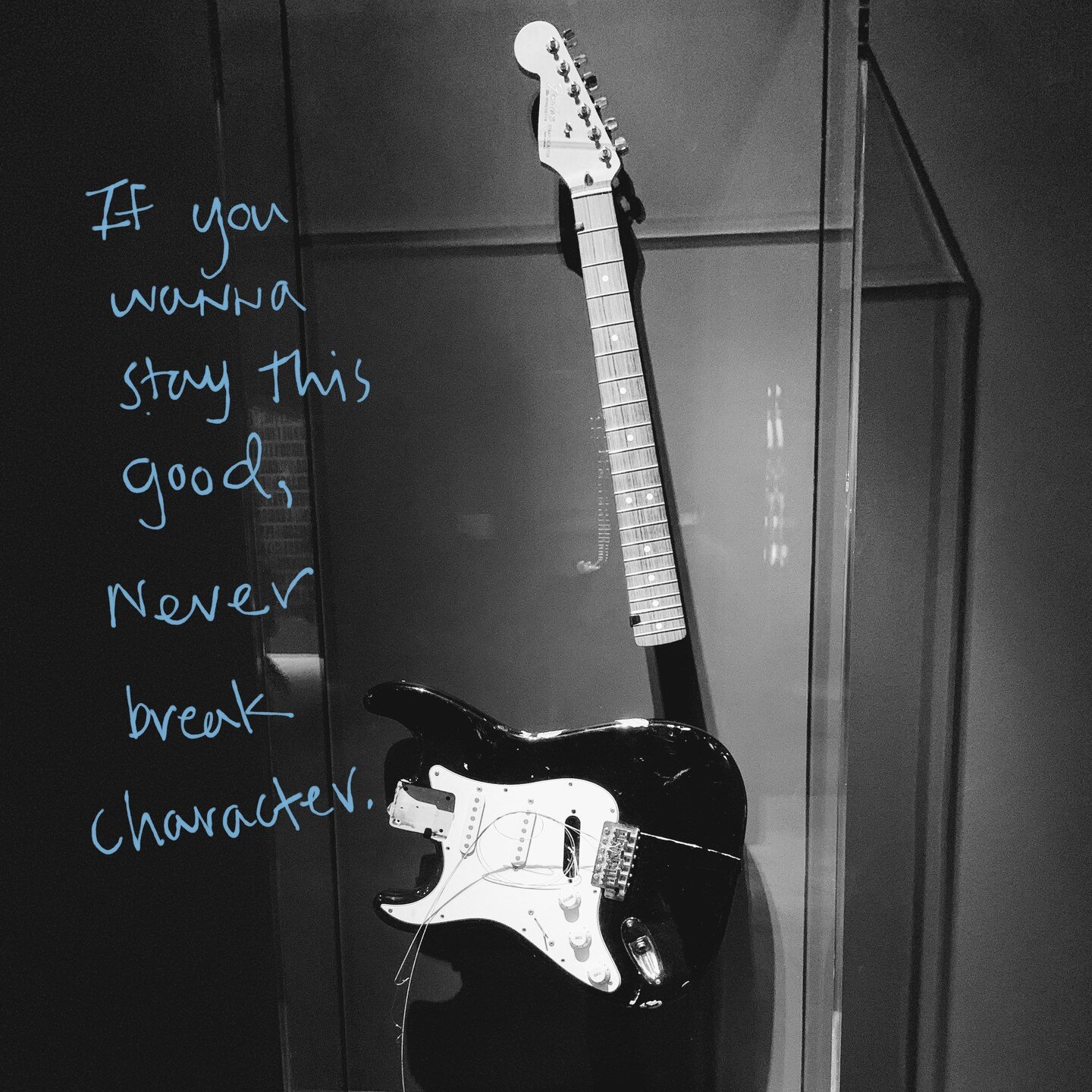 From &quot;Je ne sais pas,&quot; a song about becoming a star. Photograph: Kurt Cobain's smashed guitar, from the NY Met. 
#newsong