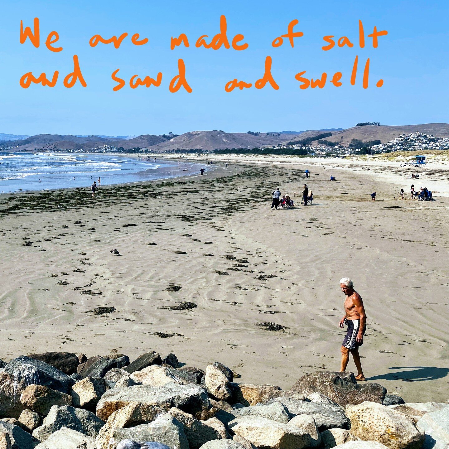 Morro Bay, August 2021. A little slice of California coastline where the waves line up in rows, all the way down the beach. 
Words from &quot;Just Like Dancing,&quot; our ode to surfing. Link in bio. 
#newtrack #surf