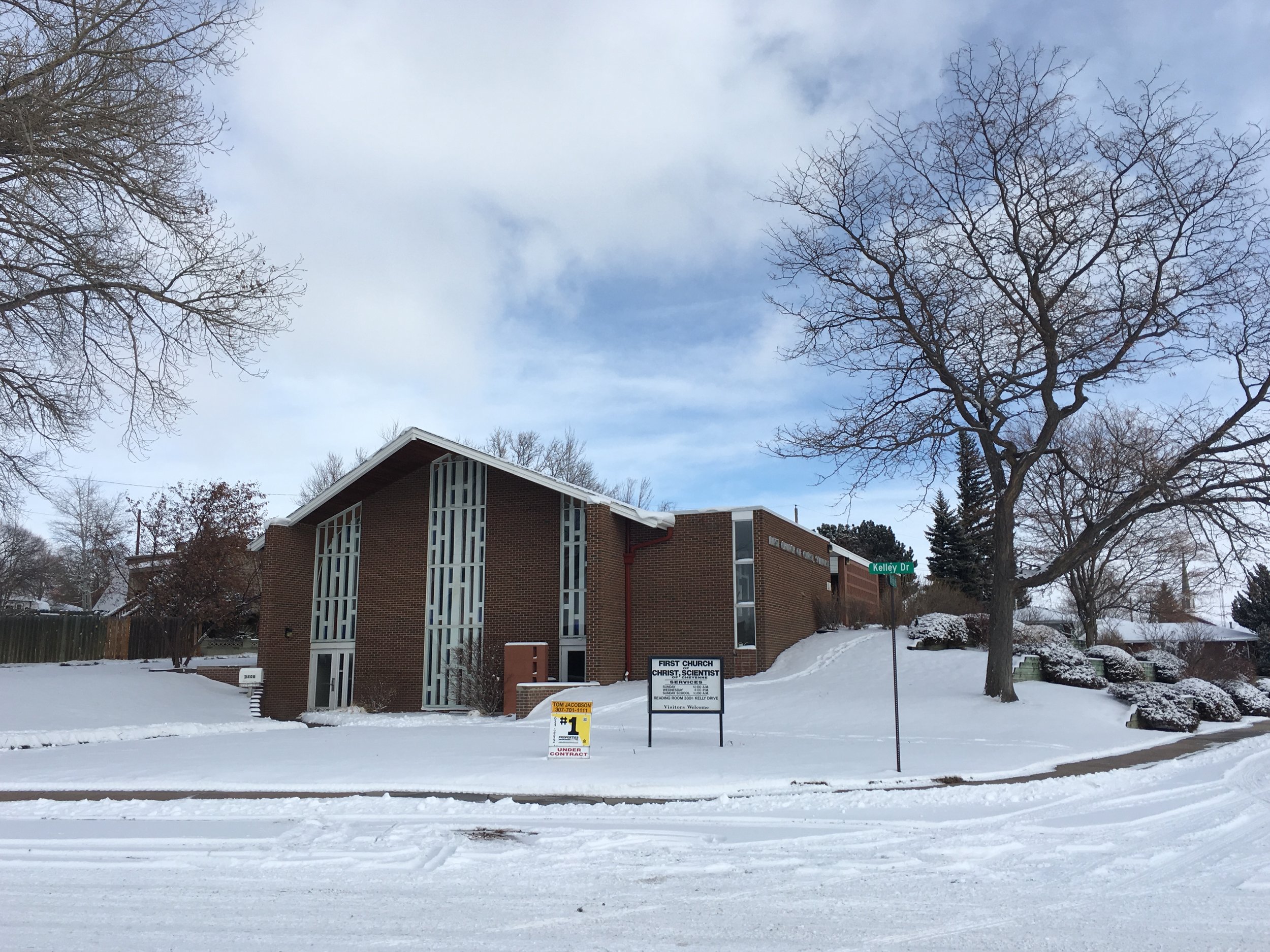 Before exterior image of Rustic Realty Church before it was renovated into an office building. 