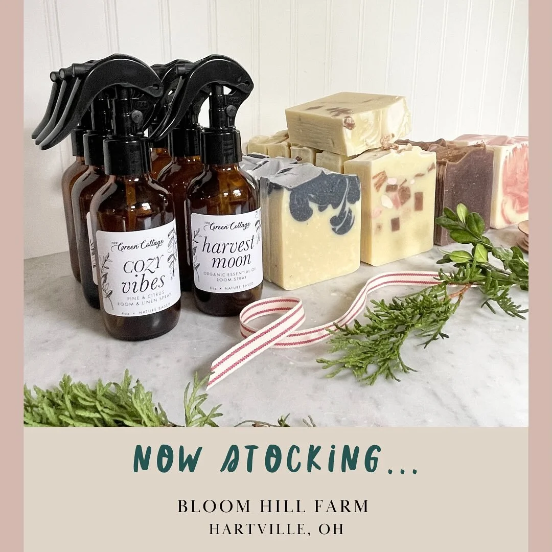 Big news just in time for the holidays! 

We&rsquo;re so excited to share that you can now find Green Cottage Makery products at Bloom Hill Farm&rsquo;s Holiday Shop, a brand-new shop filled with incredible local makers and small businesses.
@bloomhi