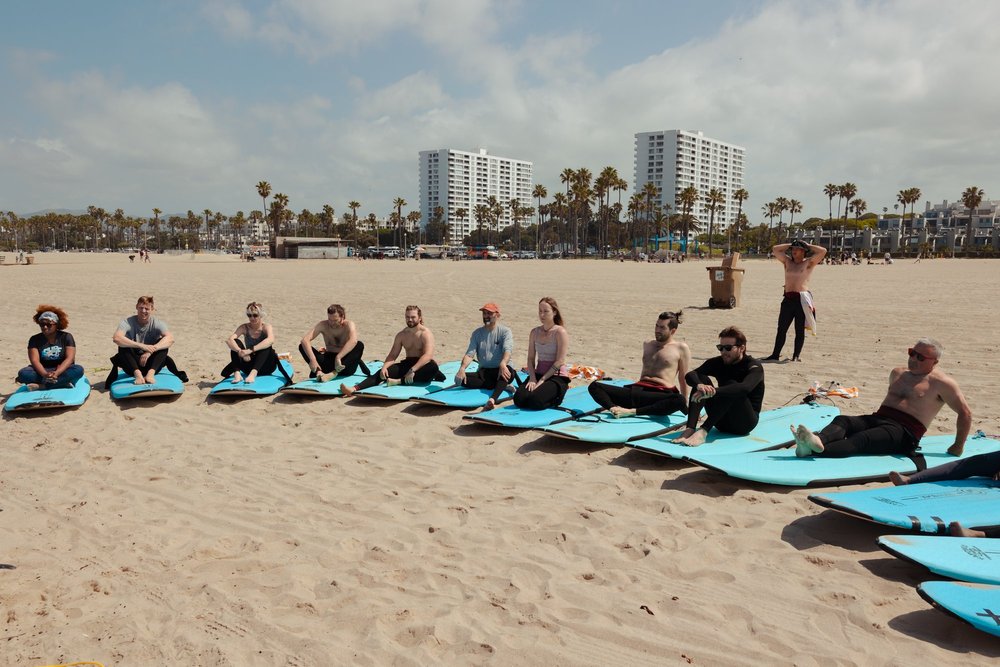 Sunrise surf session