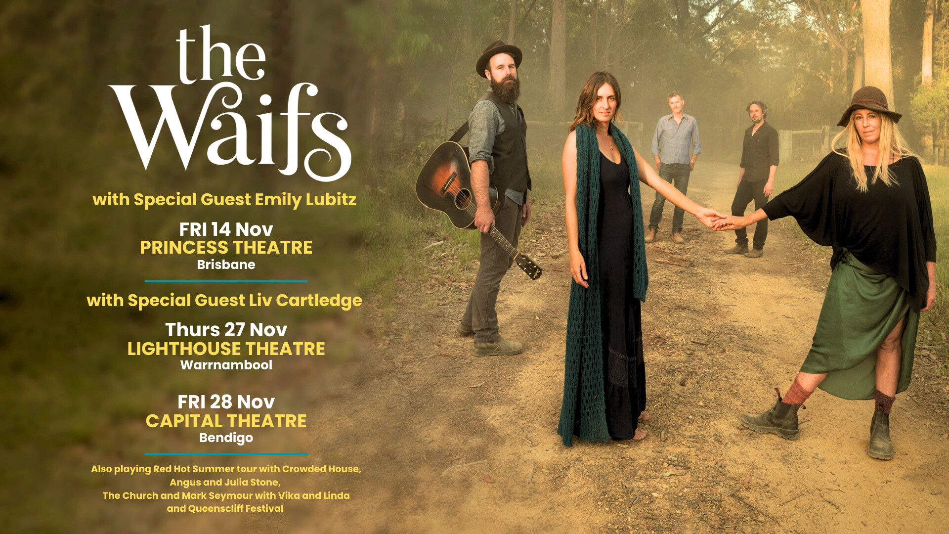 Capital Theatre, Bendigo supporting The Waifs