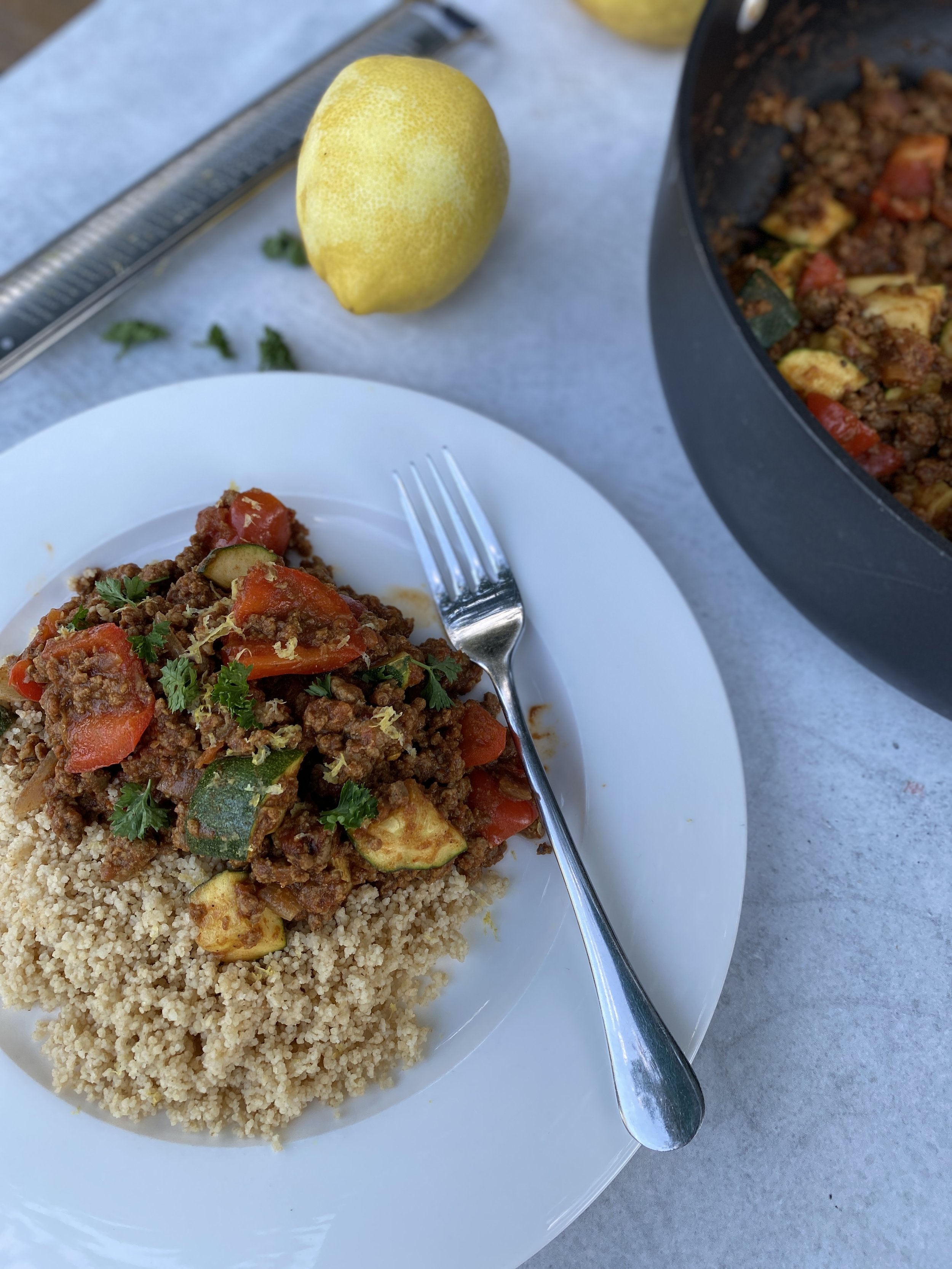 Spanish Beef with Cous Cous — The Homestead Pantry | Recipe Collection