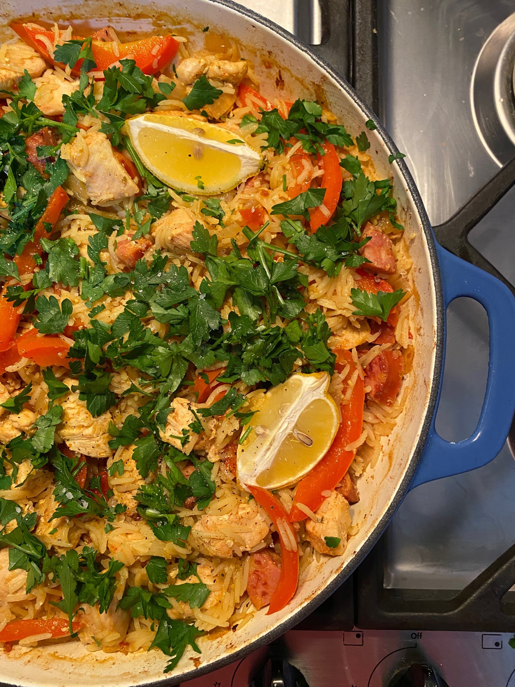 Piri Piri Chicken & Chorizo Pilaf — The Homestead Pantry Recipe