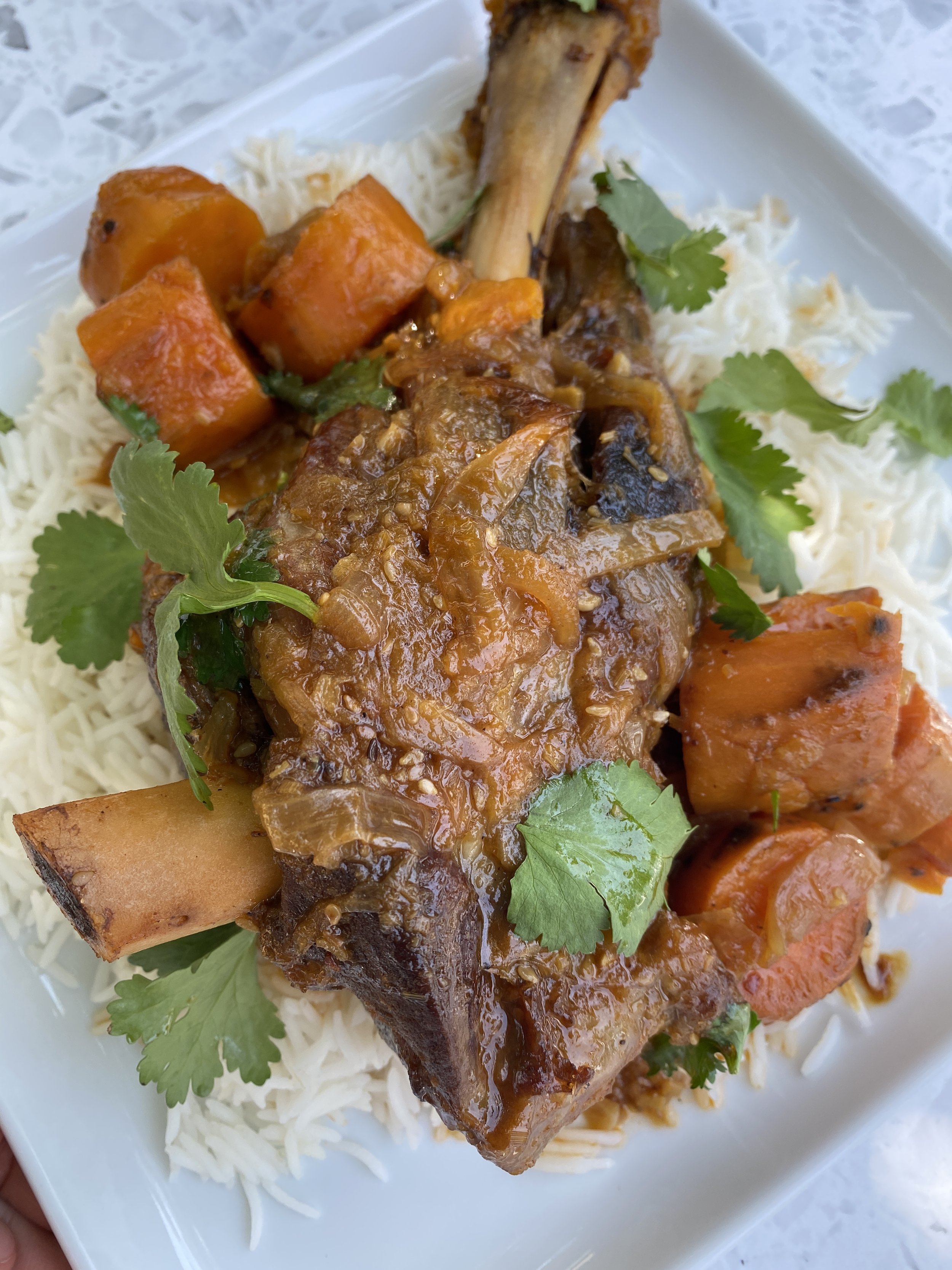 Vietnamese Lamb Shanks with Sweet Potato — The Homestead Pantry
