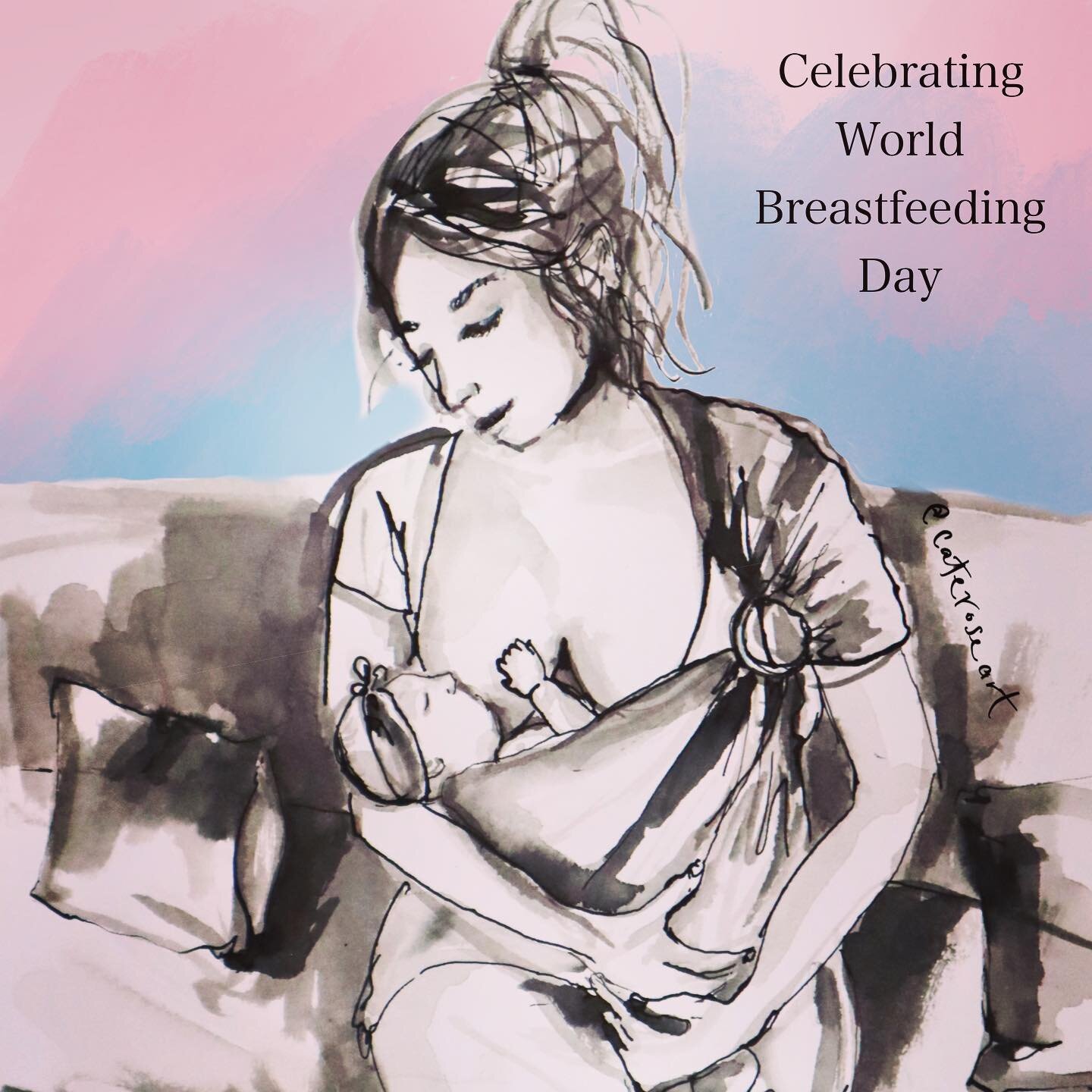 Celebrating World Breastfeeding Week! If you can breastfeed your baby there are so many benefits!  Don&rsquo;t be surprised if you find it&rsquo;s not working smoothly at first- I found out myself it doesn&rsquo;t always come easily in the beginning.