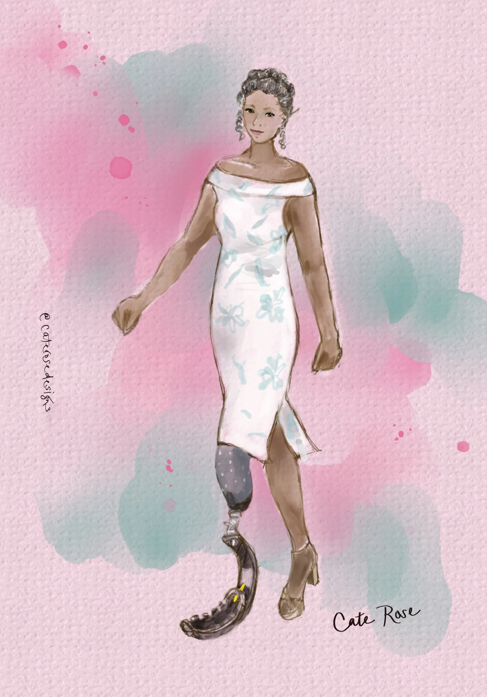 Fabulous Fabienne from Phoenix Alterntive Models rocking 
Fabio Perliod at Paris Fashion Week 2021