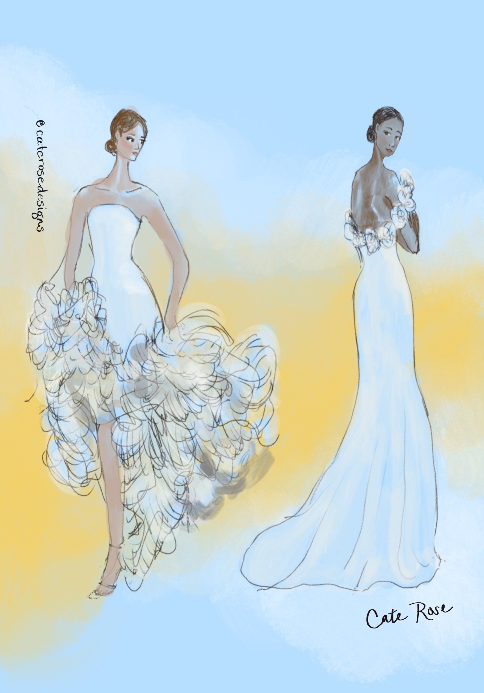 Its a lucky women who gets to dress in one of Oscar de la Renta’s beautiful creations? 