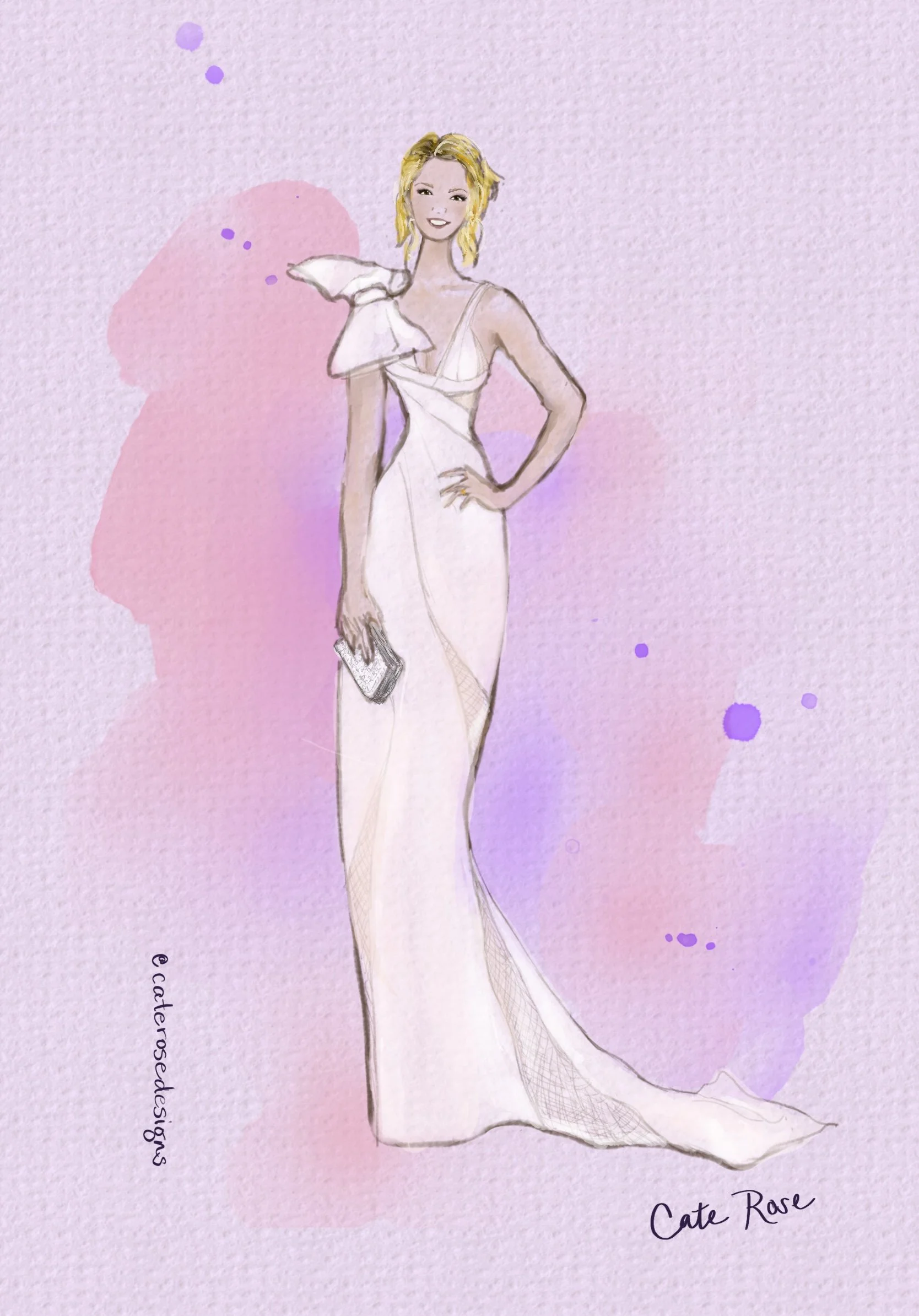 Perth’s own Scherri-Lee dressed for the 58th Annual Logie Awards